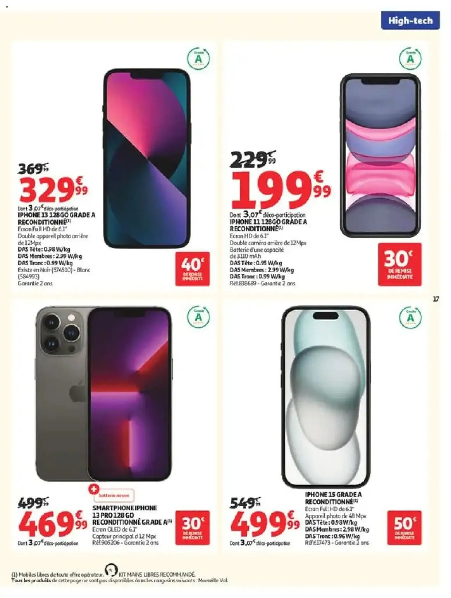 Auchan - Promos rentrée étudiants à partir du 18/08/2026 - promo en ligne du 18 août au 6 septembre 2026 - Catalogue page 17