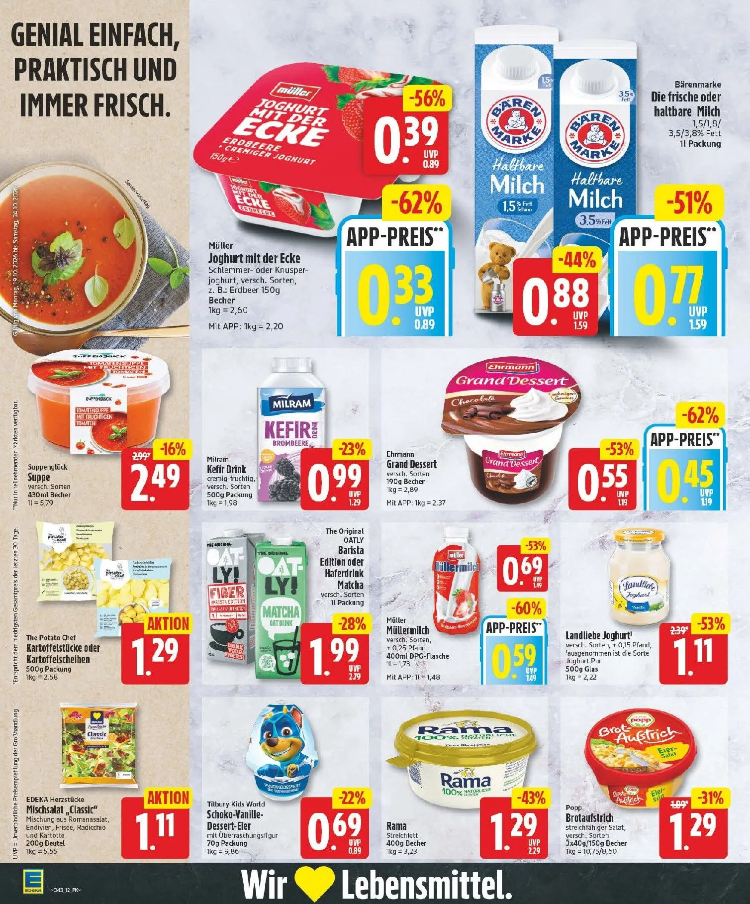 Edeka Prospekt nächste Woche – von Montag 19.10.2026 bis Samstag 24.10.2026 von 19. Oktober bis 24. Oktober 2026 - Prospekt seite 12