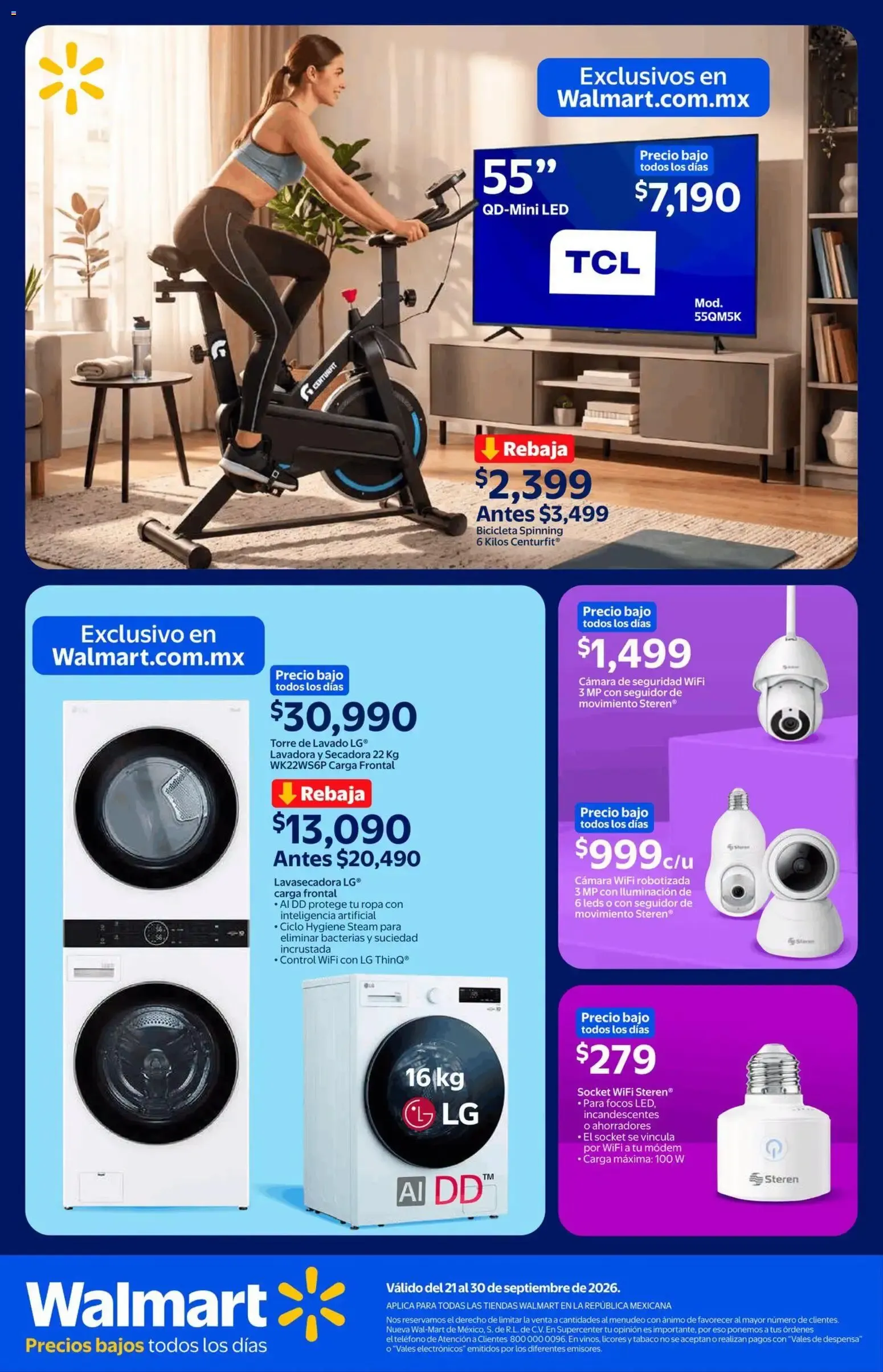 Catálogo de Walmart folleto El siguiente nivel, empieza aquí (21/09/2026 - 30/09/2026) - catálogo en línea 21 de septiembre al 30 de septiembre 2026 - Pagina 9
