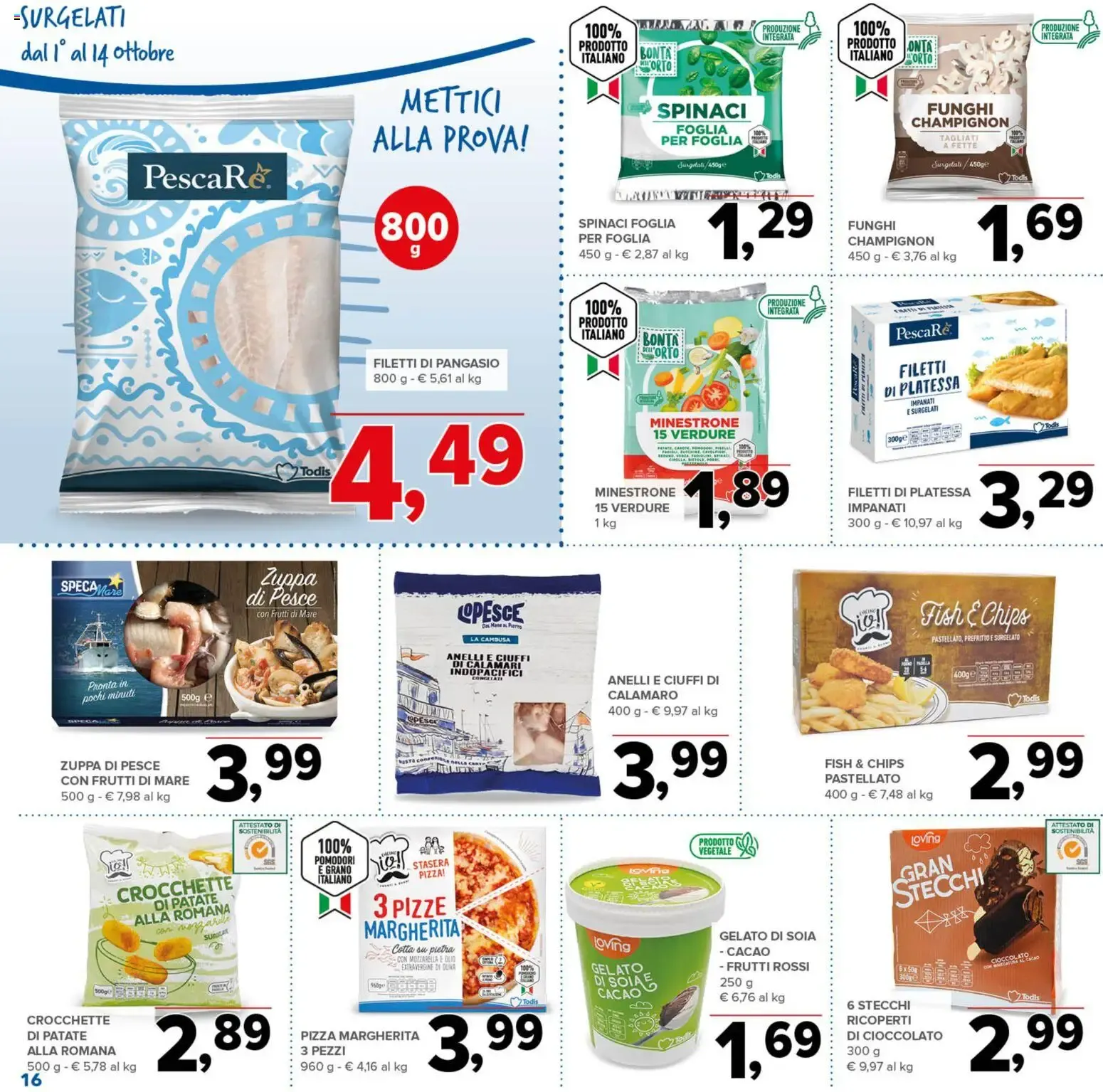 Todis: Offerte dal 1 al 14 Ottobre da 1 ottobre a 14 ottobre di 2026 - Pagina del volantino 16