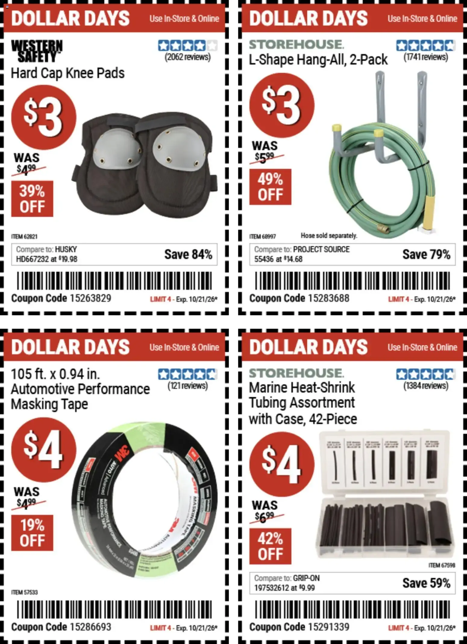 Weekly ad Harbor Freight Dollar Days (10/08 - 10/21 2026) - Flyer from October 8 to October 21 2026 - Page 3