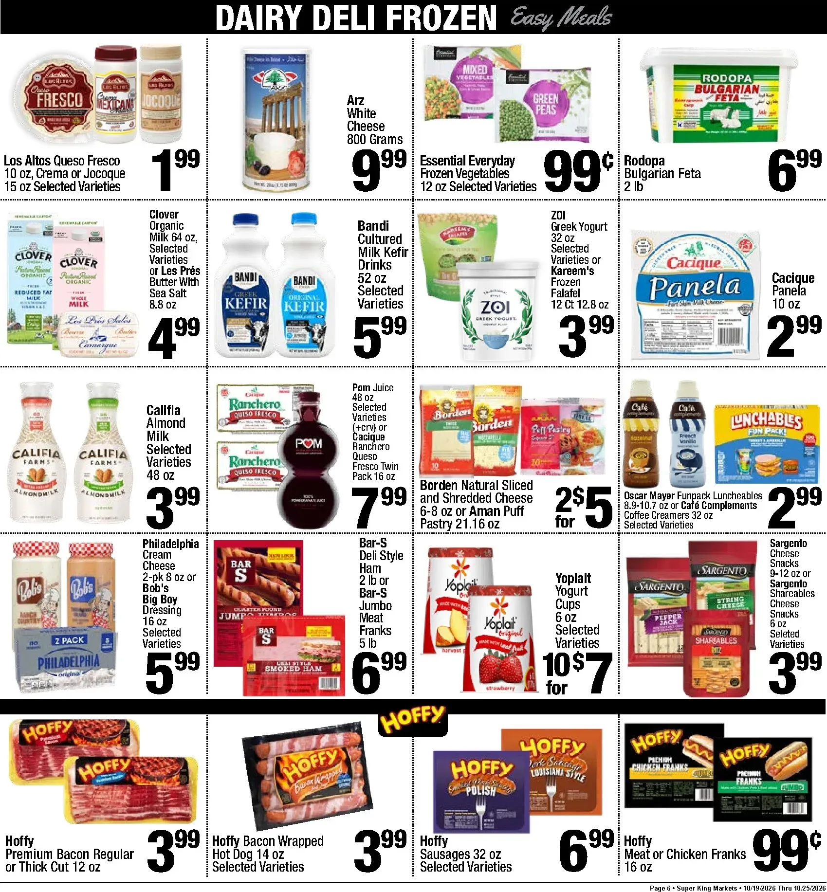 Weekly ad Current Super King leaflet valid from Monday 10/19/2026 to Sunday 10/25/2026 from October 19 to October 25 2026 - Page 6