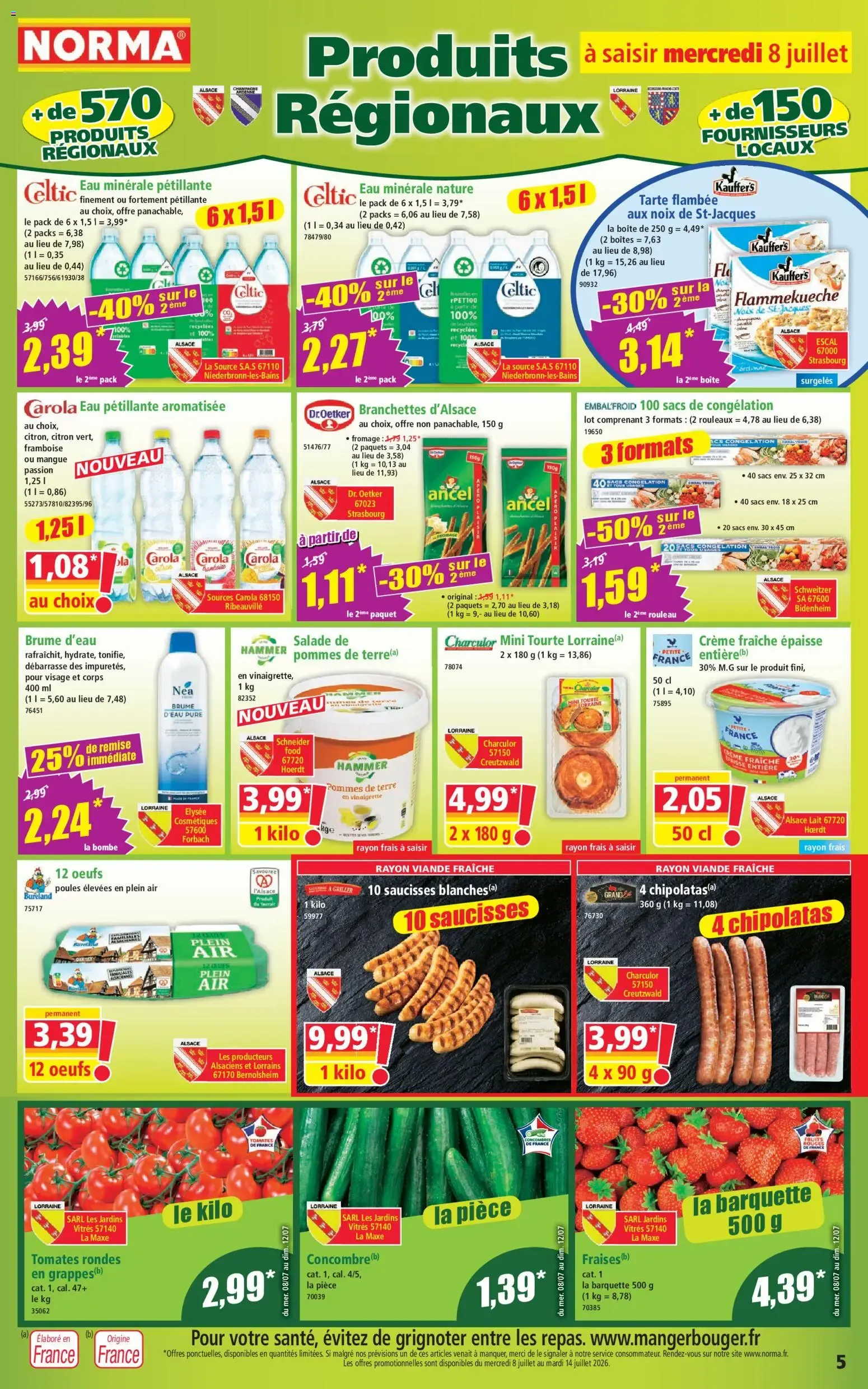 NORMA Votre Discounter Régional du 8 juillet au 14 juillet 2026 - Catalogue page 4
