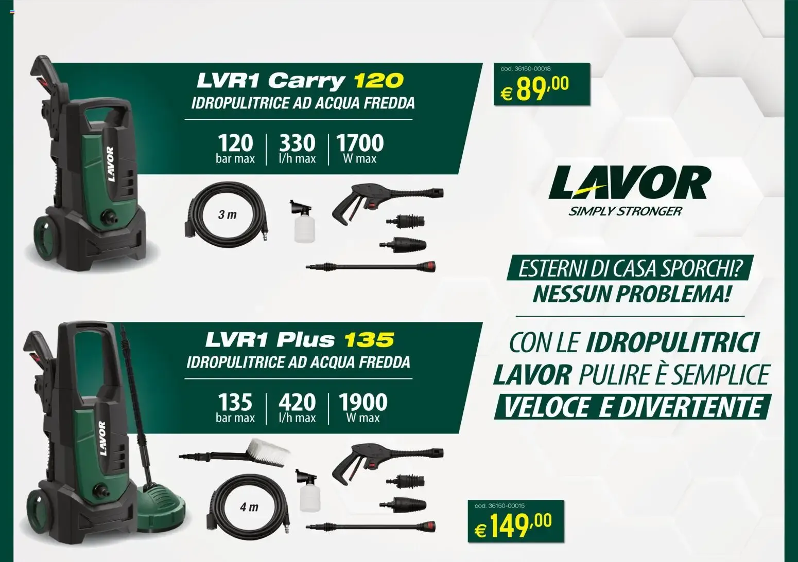 Idropulitrice Lavor Arrow4 Plus 180 Digit da 5 marzo a 31 agosto di 2026 - Pagina del volantino 2