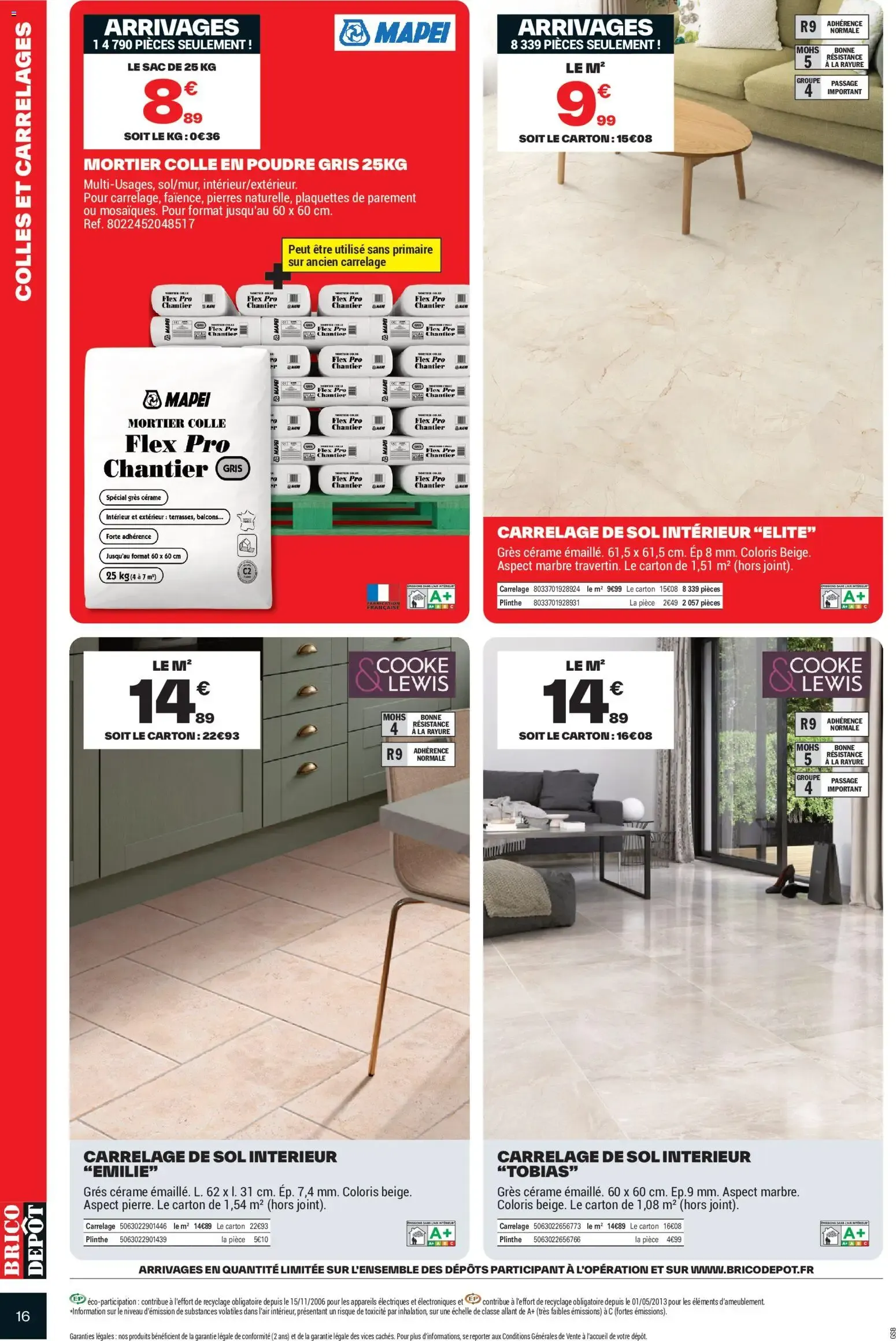 Brico Dépôt catalogue à partir du 11/09/2026 - promo en ligne du 11 septembre au 24 septembre 2026 - Catalogue page 16
