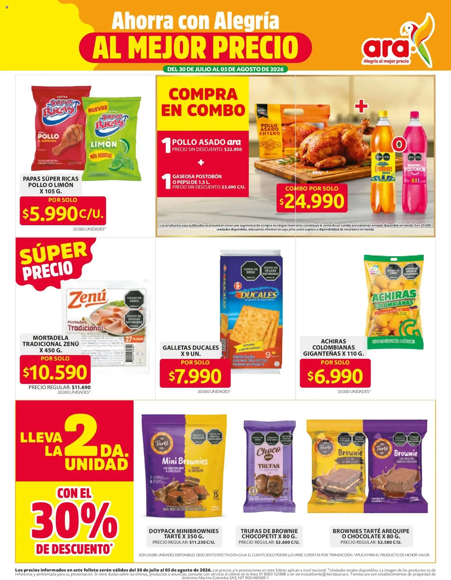 Catalogo de Ara: Ahorra con Alegría AL MEJOR PRECIO 30 de julio al 5 de agosto 2026 - Pag 6