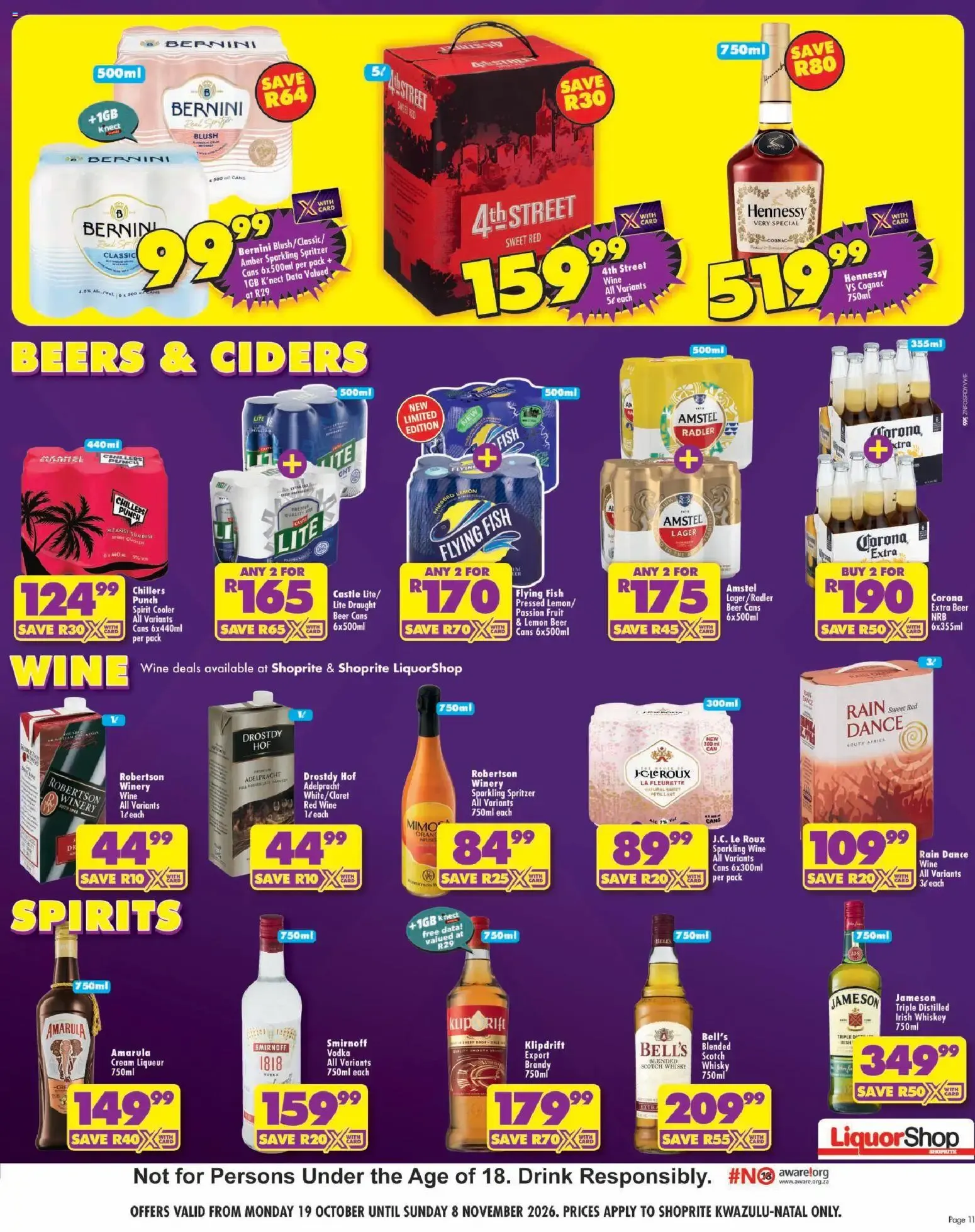 Shoprite Specials (19/10/2026 - 08/11/2026) → Online Catalogue from 19 October to 8 November 2026 - Catalogue Page 11