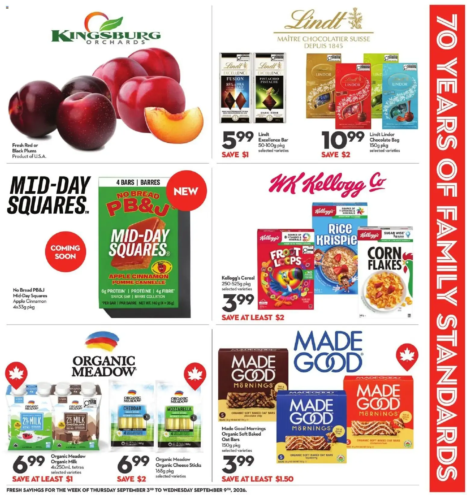 Longo's weekly flyer / circulaire from Sep 3, 2026 > weekly specials & deals from September 3 to September 9 2026 - flyer page 13
