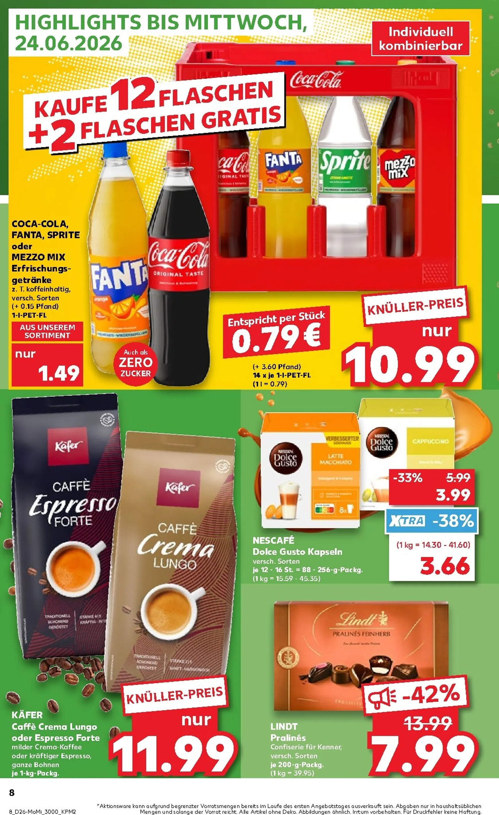 Kaufland - Angebote ab Montag Prospekt – von Montag 22.06.2026 bis Mittwoch 24.06.2026 von 22. Juni bis 24. Juni 2026 - Prospekt seite 8