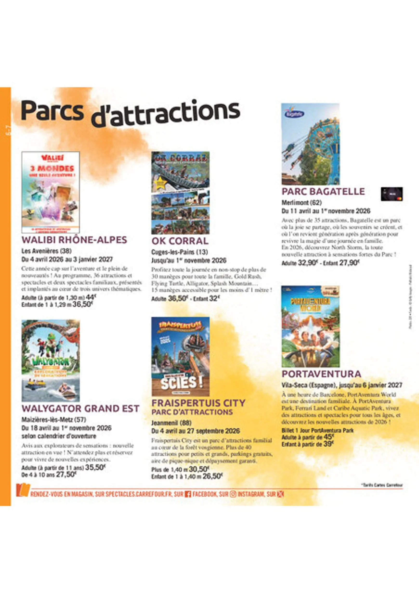 Current Carrefour Market - Le Book des Sorties leaflet valid from du vendredi 03/04/2026 to du mercredi 30/09/2026 du 3 avril au 30 septembre 2026 - Catalogue page 6