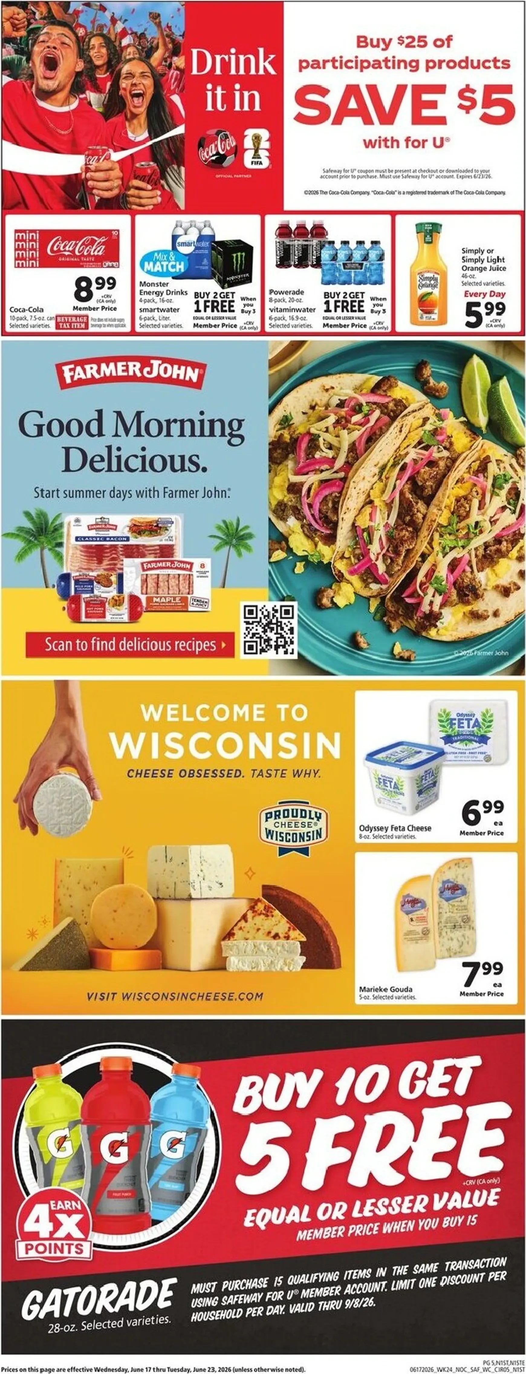 Weekly ad Current Safeway leaflet valid from Wednesday 06/17/2026 to Tuesday 06/23/2026 from June 17 to June 23 2026 - Page 5