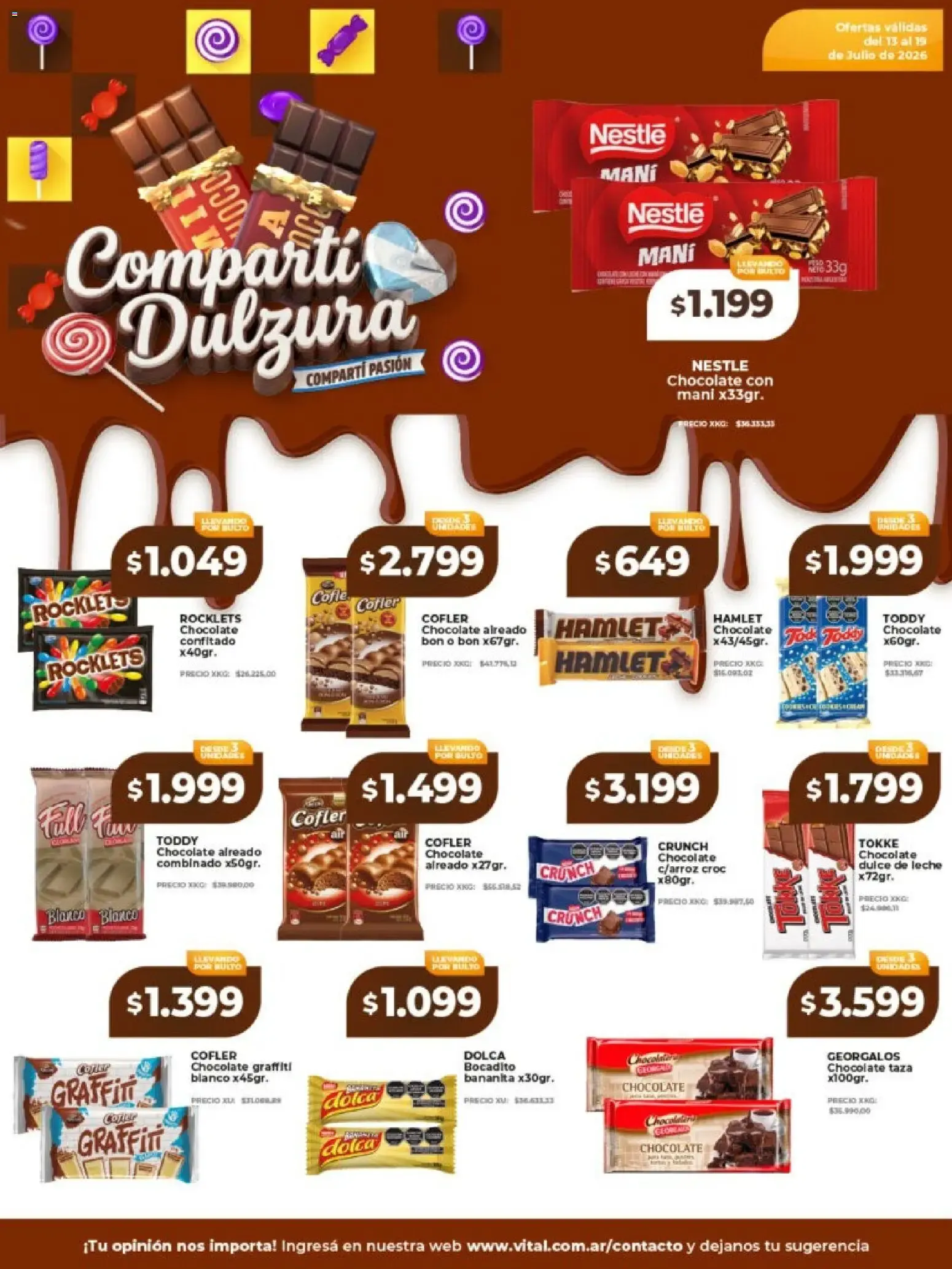Ofertas de Vital - Compartí dulzura || del 13/07/2026 - 19/07/2026 || Catálogo 13 de julio al 19 de julio 2026 - Página 2 del catálogo