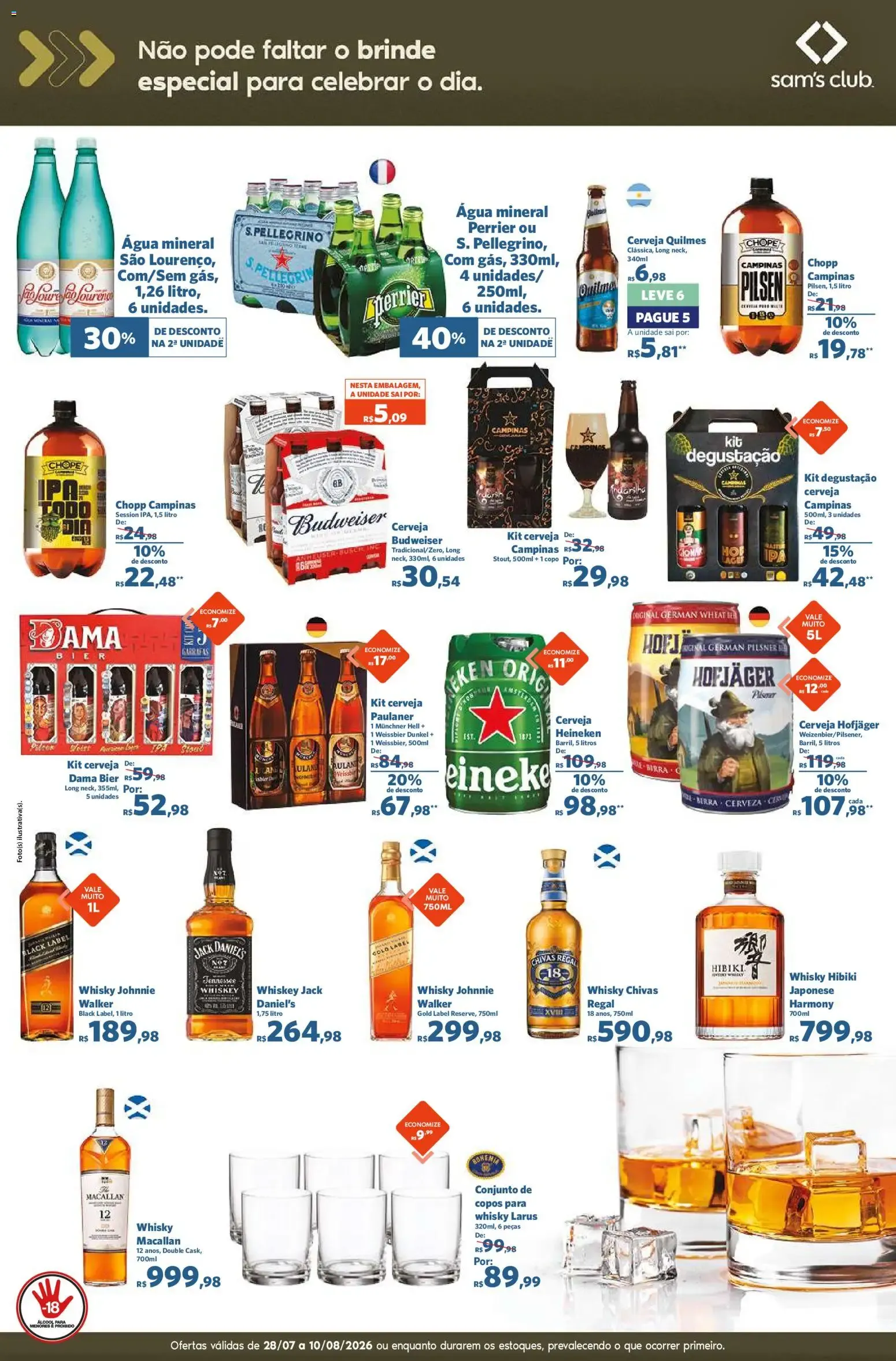 Encarte de Sam's Club ofertas Dia dos Pais de 28/07/2026 | Promoções Online 28 de julho até 10 de agosto 2026 - Pagina 5