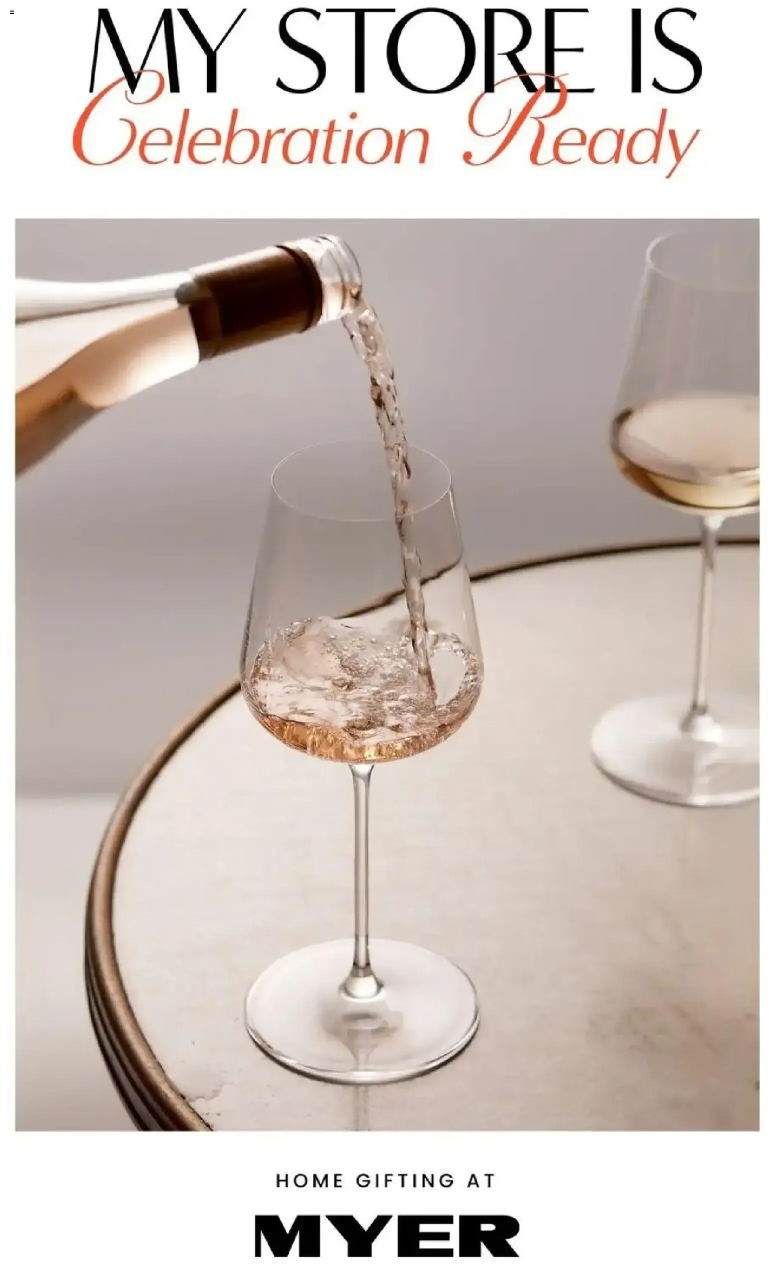 My Store Is Celebration Ready - Home Gifting at Myer - Catalogue valid from 8 October to 5 November 2026 - page 1