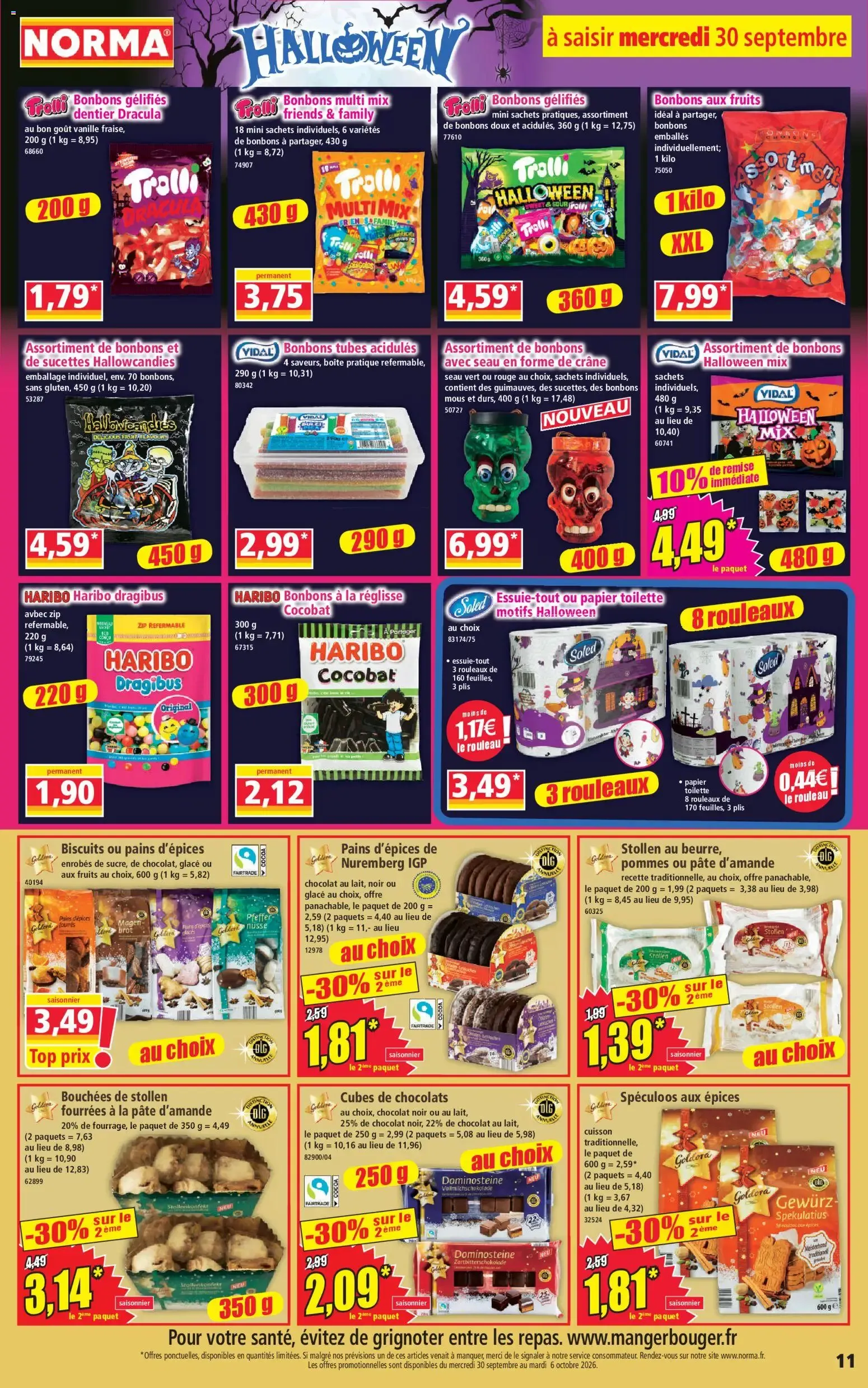 Norma catalogue à partir du 30/09/2026 - promo en ligne du 30 septembre au 6 octobre 2026 - Catalogue page 11