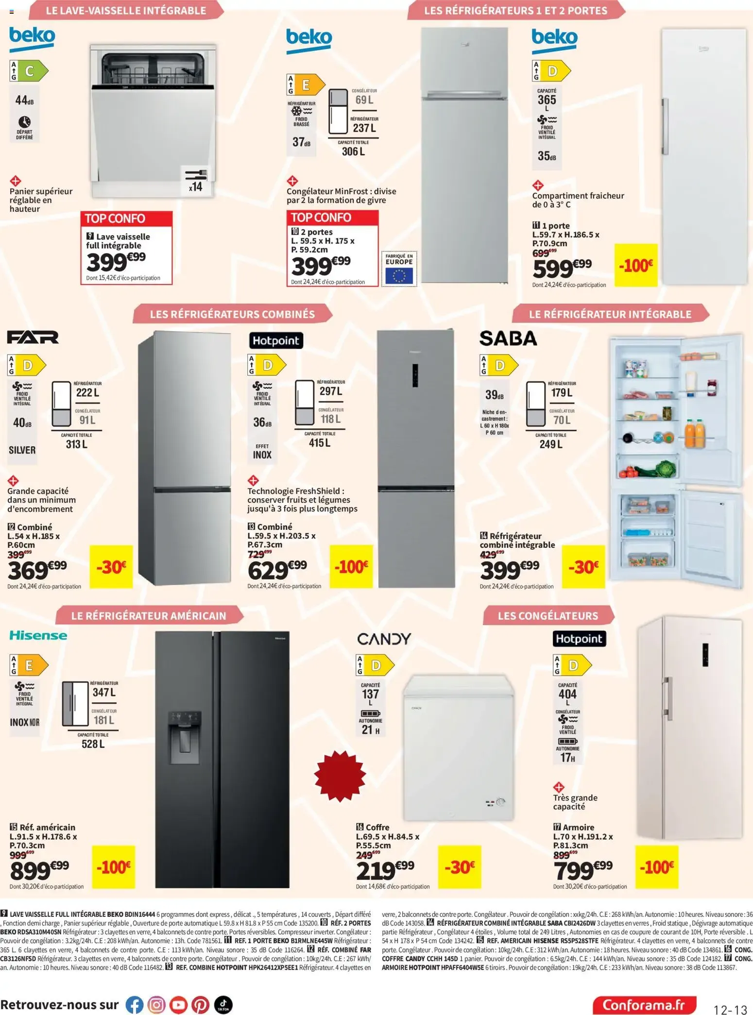 LE GRAND DESTOCKAGE PROMO RAMA Conforama du 13 octobre au 9 novembre 2026 - Catalogue page 13