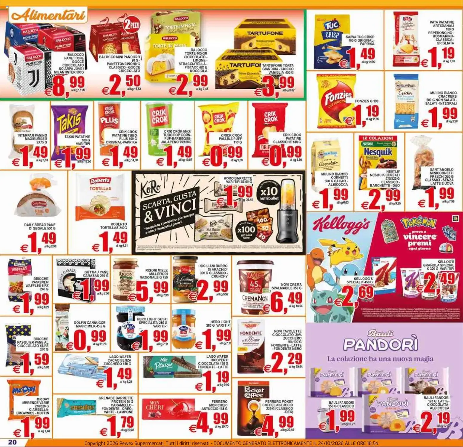 Nuovo Pewex volantino Ultramercato Irnerio dal 23/10/2026 > offerte anteprima 🛍️ da 23 ottobre a 3 novembre di 2026 - Pagina del volantino 20