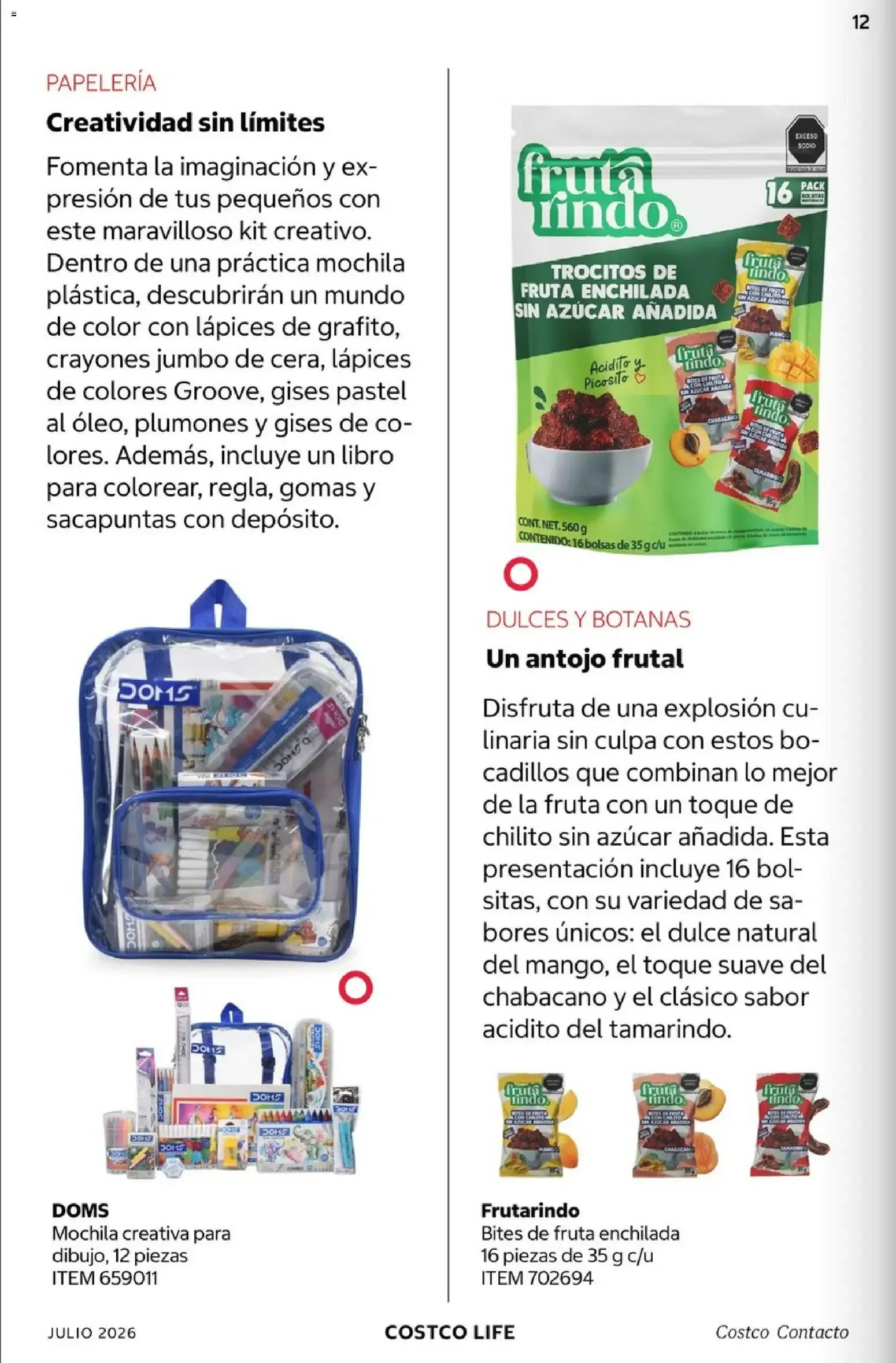 Catálogo de Revista digital Contacto Costco: 50 años 1 de julio al 31 de julio 2026 - Pagina 12