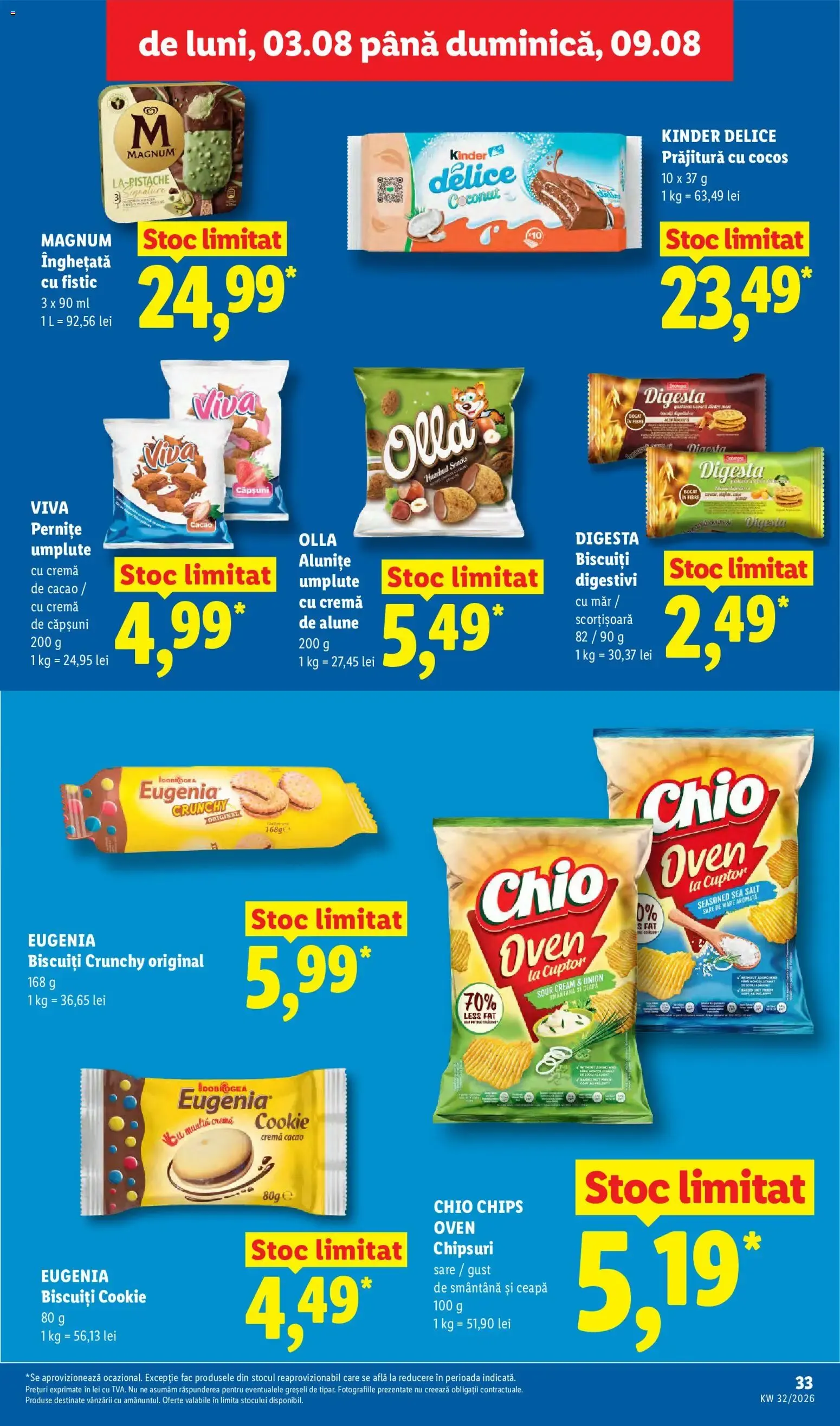 Catalog Catalog LIDL 03.08.2026 - Oferta și Revista online de la 3 august până la 9 august 2026 - Revista Pagina 33
