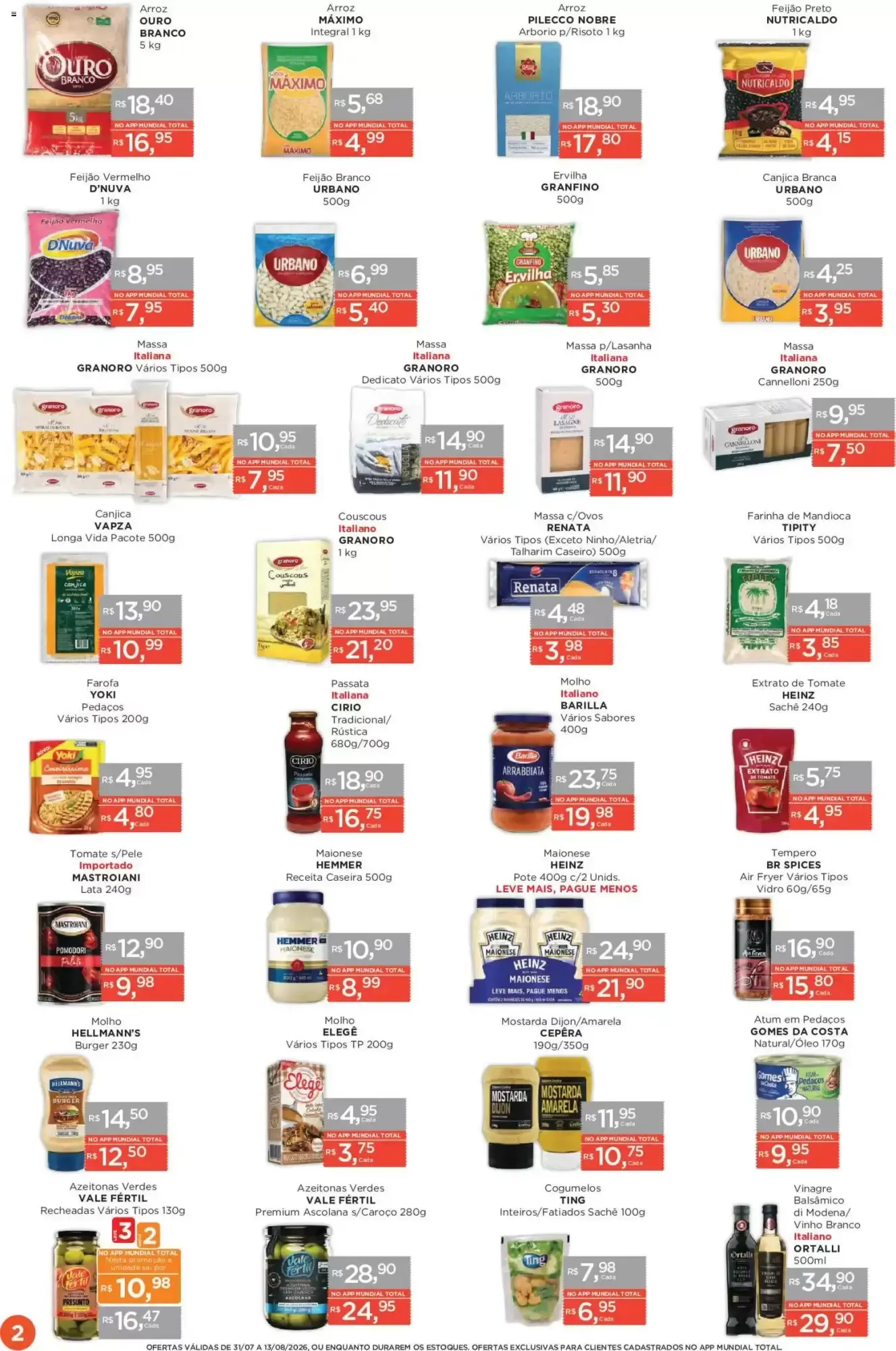 Encarte de Encarte Supermercados Mundial 31 de julho até 13 de agosto 2026 - Pagina 2