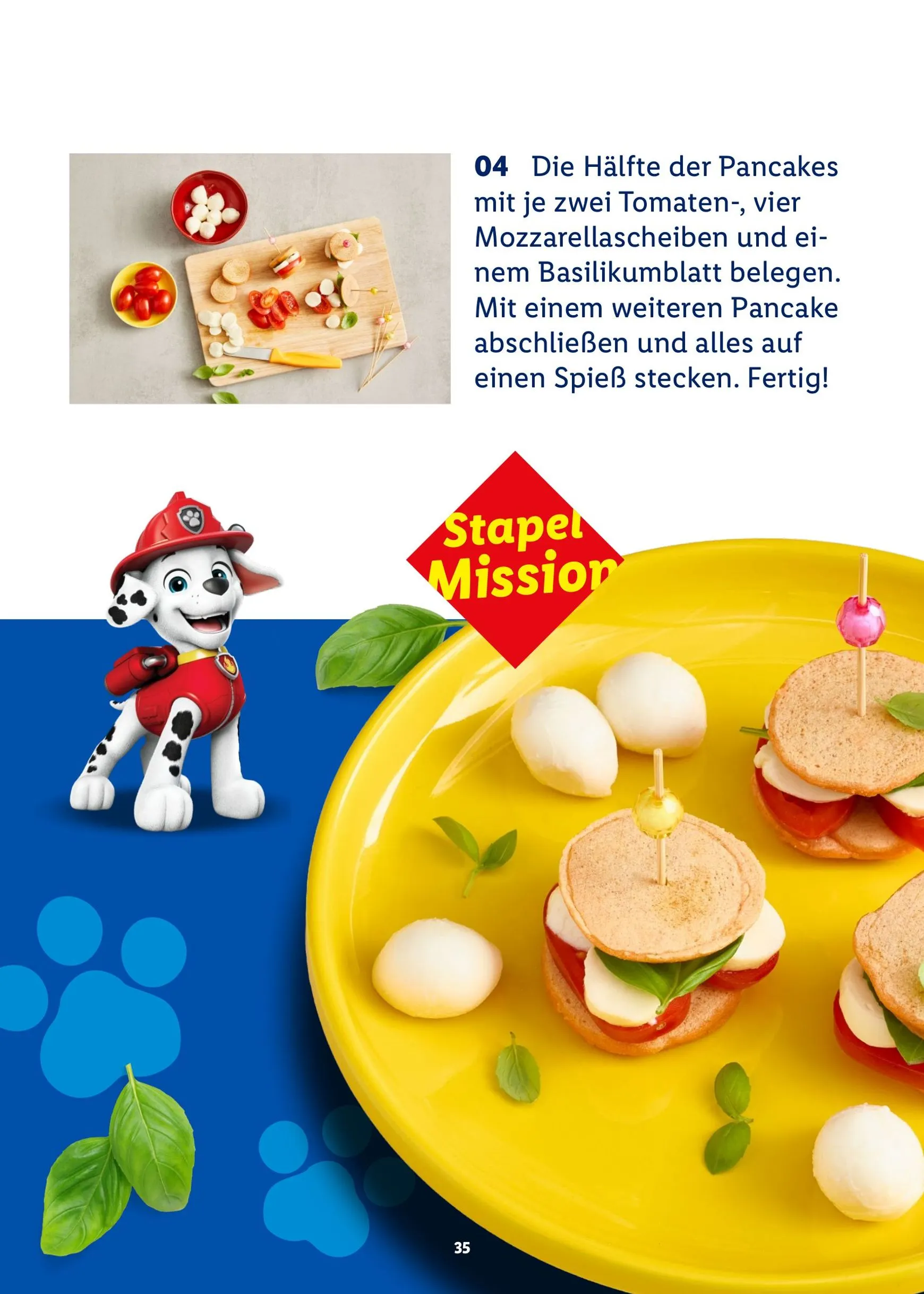 PAW Patrol Rezeptheft von 20. Juli bis 23. August 2026 - Prospekt seite 35