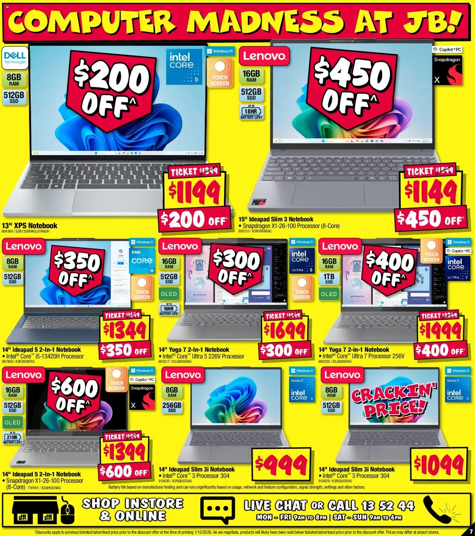 JB Hi-Fi catalogue - 15/10/2026 > weekly / monthly specials - Catalogue valid from 15 October to 28 October 2026 - page 7