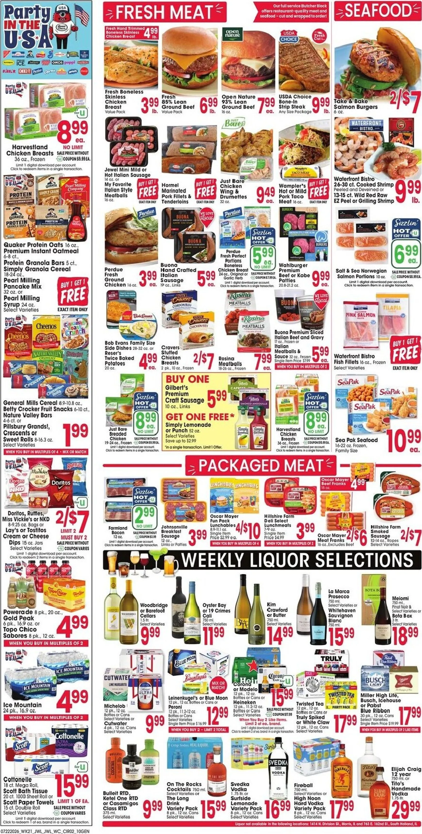 Weekly ad Jewel Osco Flyer from July 22 to July 28 2026 - Page 2