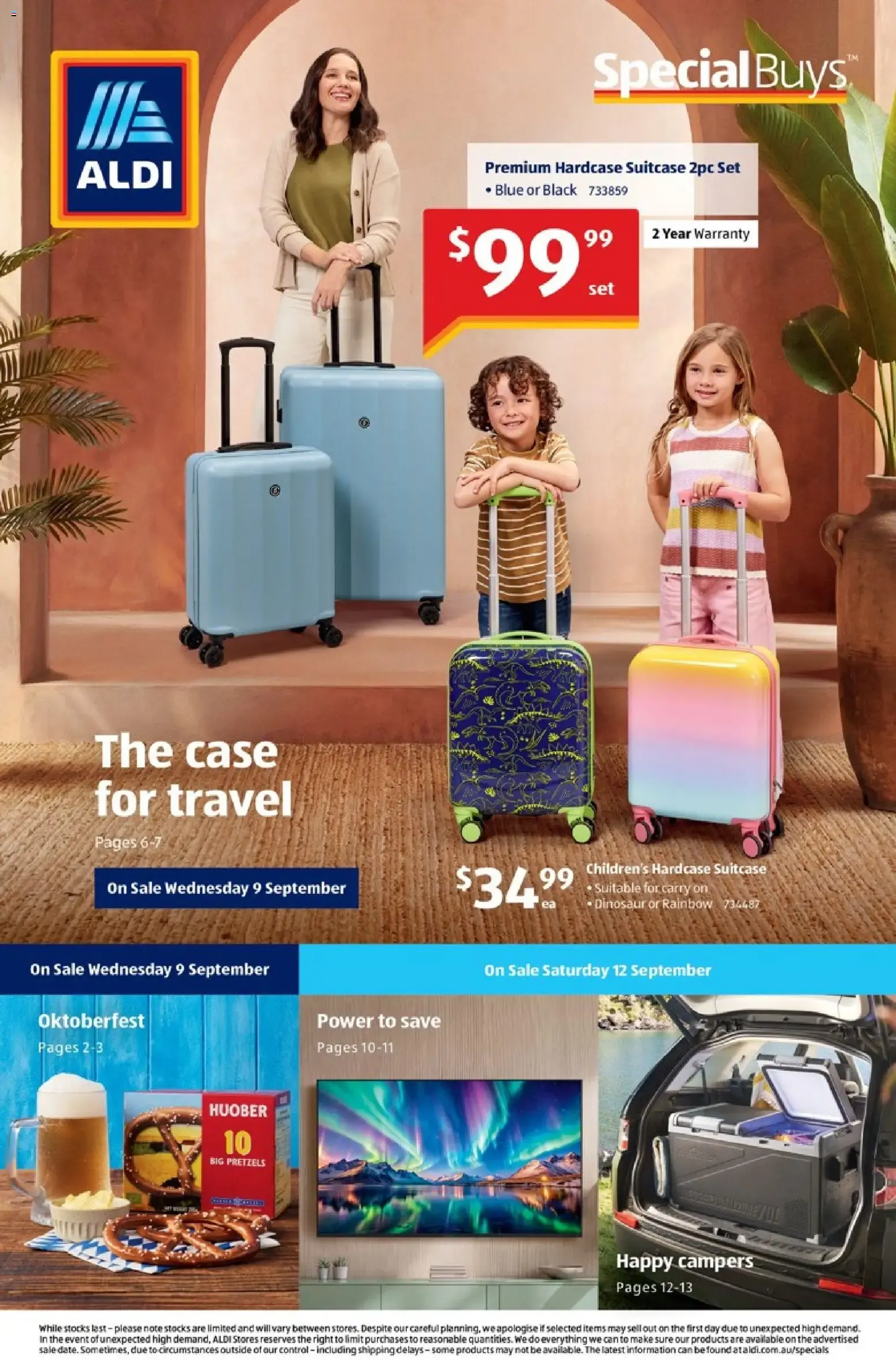 Aldi Special Buys - Catalogue valid from 9 September to 15 September 2026 - page 1