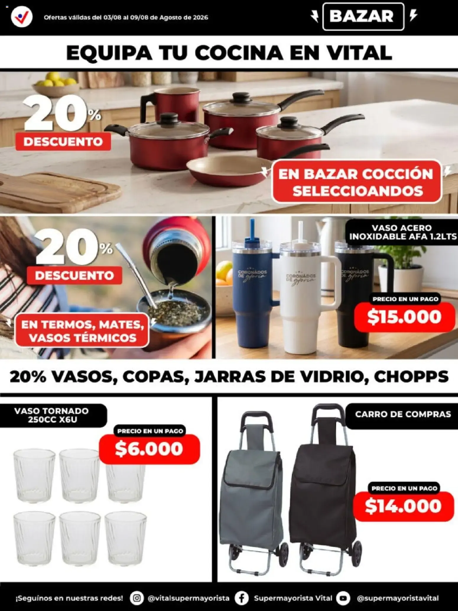 Ofertas de Vital - Especial de nonfood || del 03/08/2026 - 09/08/2026 || Catálogo 3 de agosto al 9 de agosto 2026 - Página 3 del catálogo