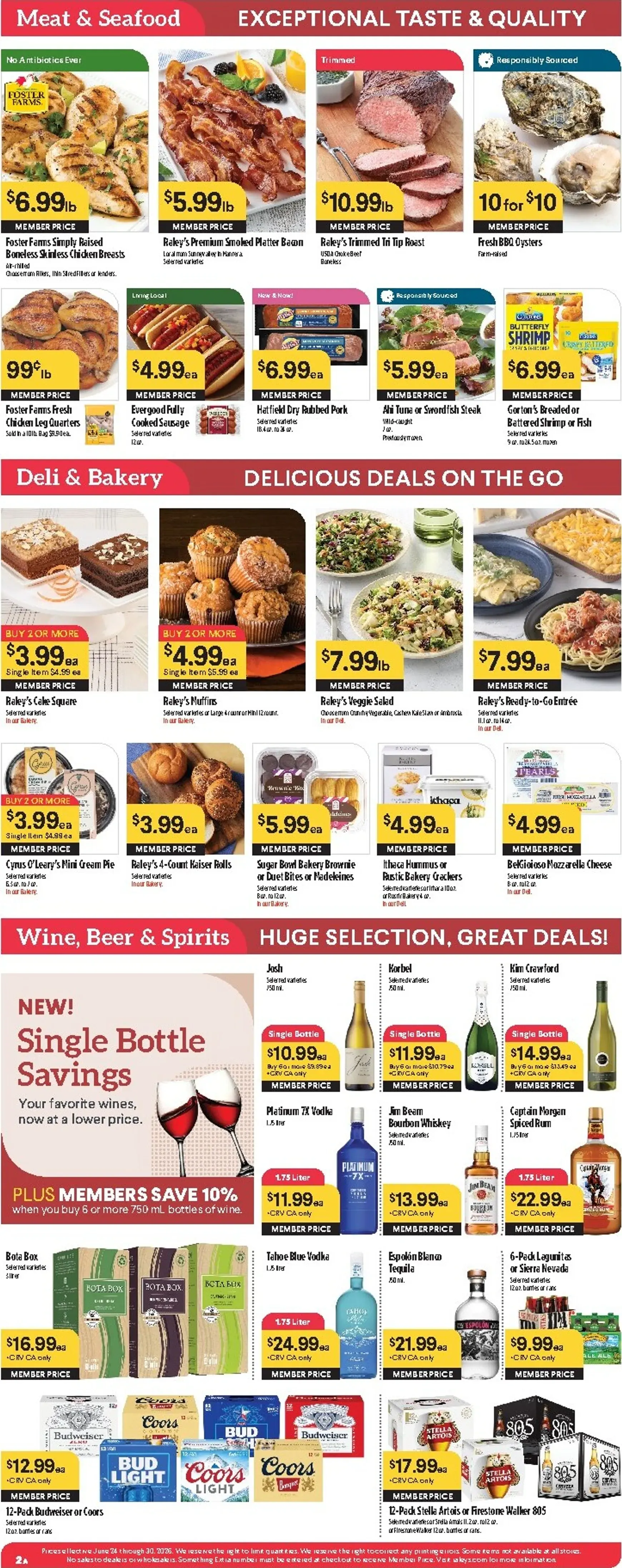 Weekly ad Current Raley's leaflet valid from Wednesday 06/24/2026 to Tuesday 06/30/2026 from June 24 to June 30 2026 - Page 3