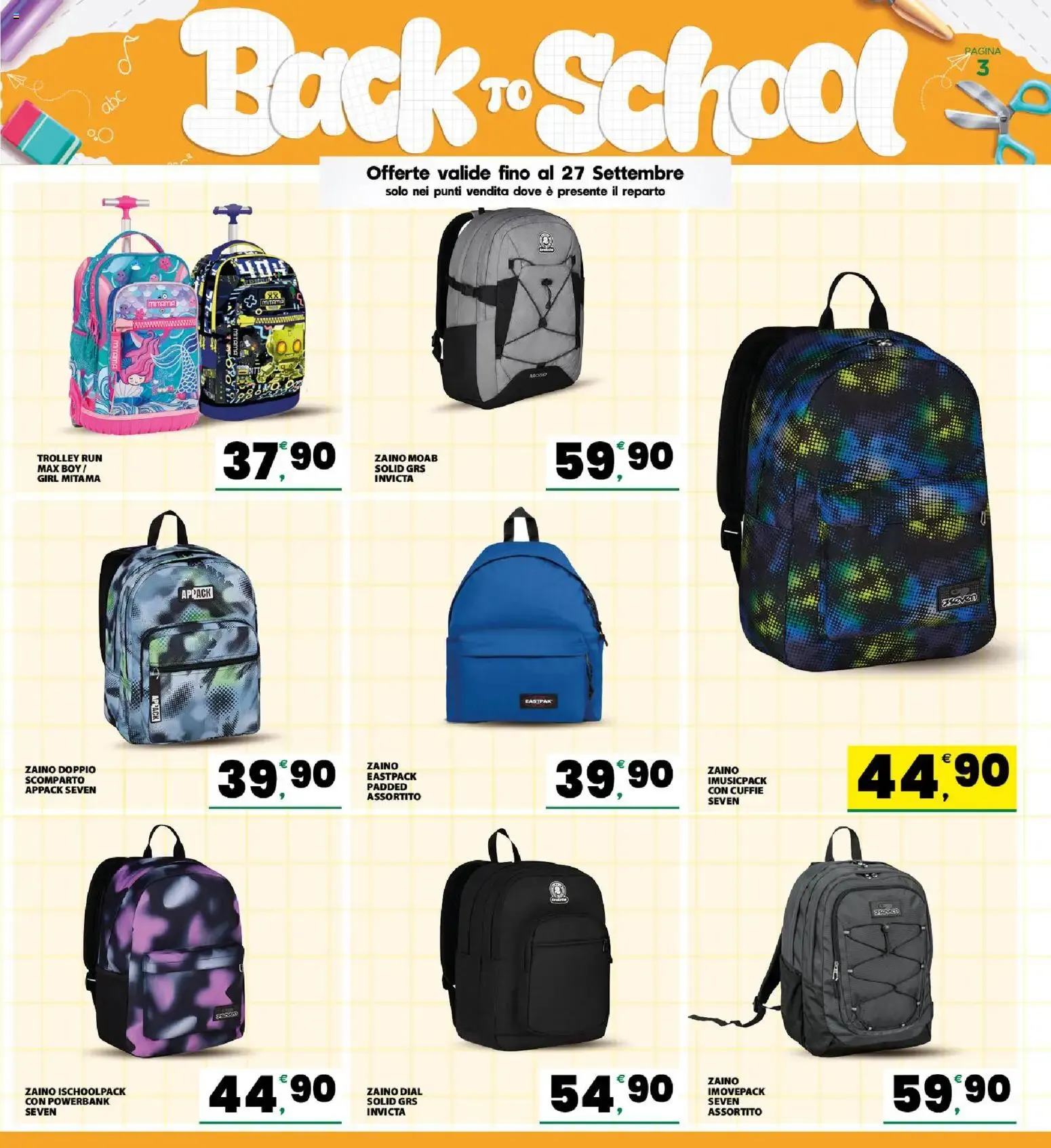 Eurospar Interspar Back To School da 31 agosto a 27 settembre di 2026 - Pagina del volantino 3