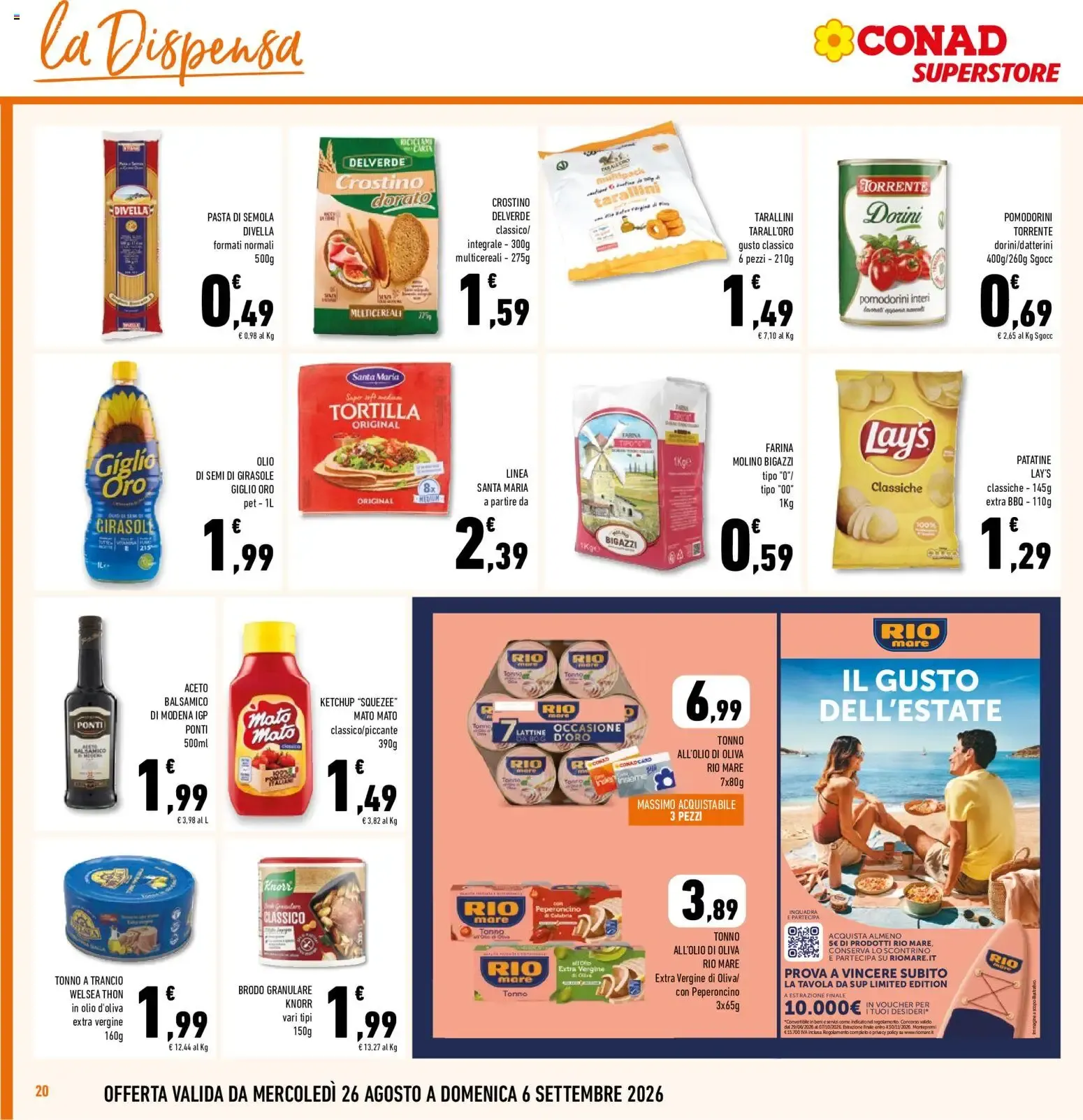 Volantino Conad dal 26/08/2026 > Anteprima da 26 agosto a 6 settembre di 2026 - Pagina del volantino 20