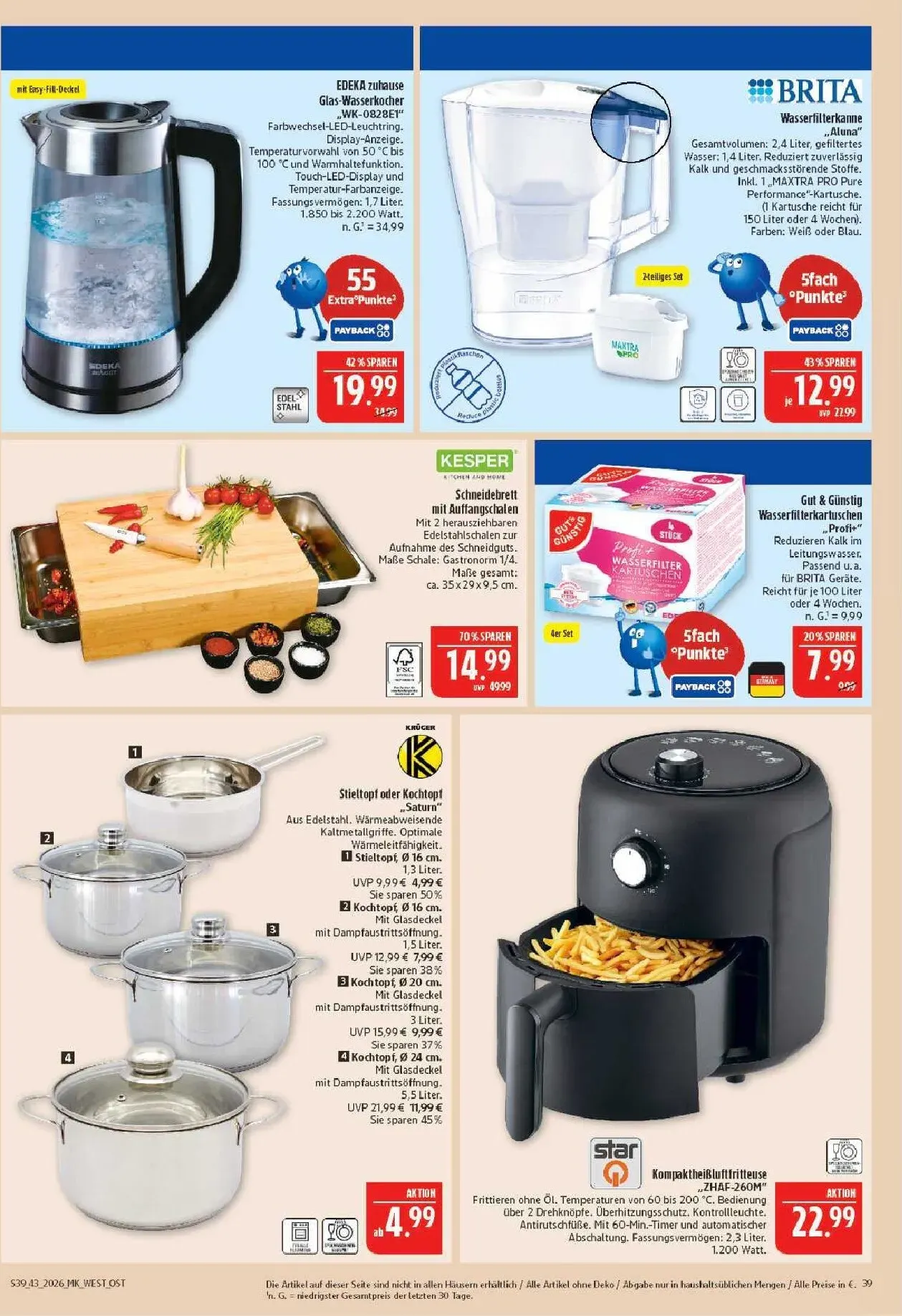 Marktkauf App: Scannen & Clever Sparen von 19. Oktober bis 24. Oktober 2026 - Prospekt seite 39