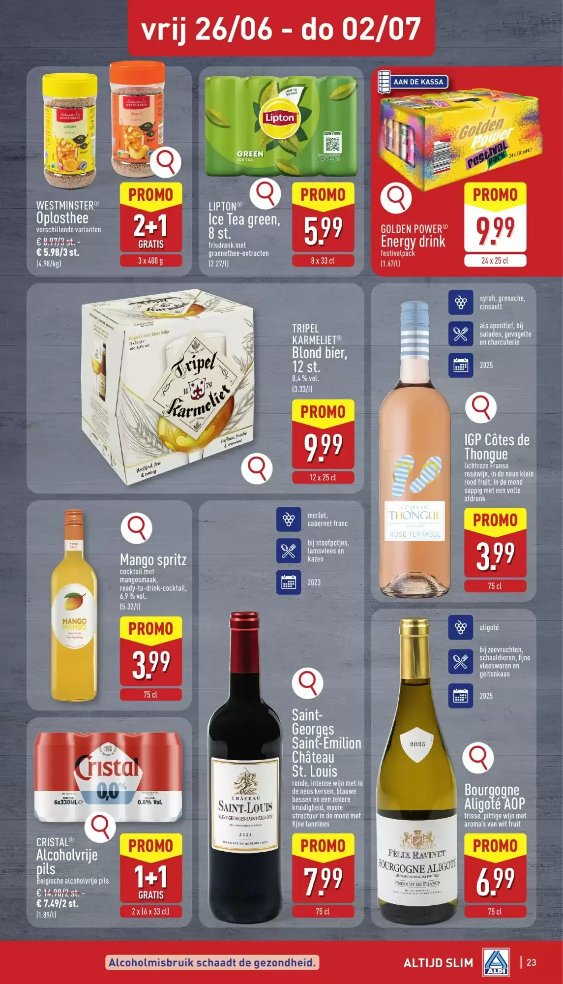 ALDI Folder van ma 22/06 t.e.m. zat 27/06 van 22 juni tot 27 juni 2026 - folder pagina 23