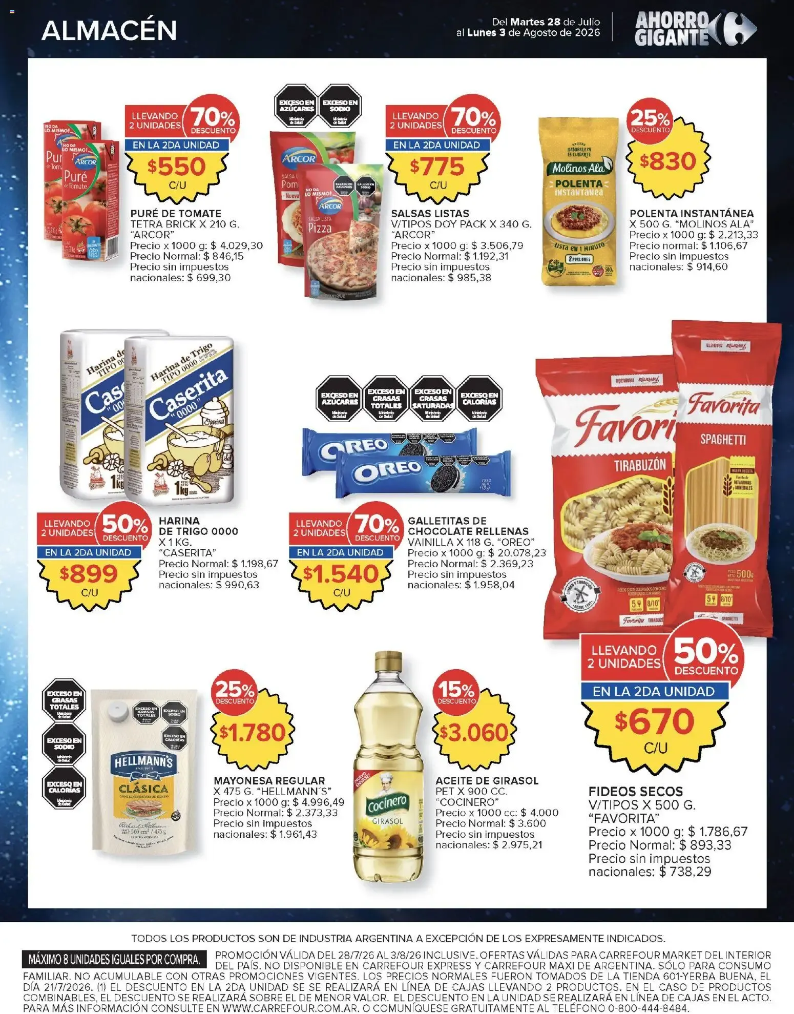 Ofertas de Carrefour Market catálogo del 28/07/2026 - 03/08/2026 28 de julio al 3 de agosto 2026 - Página 4 del catálogo