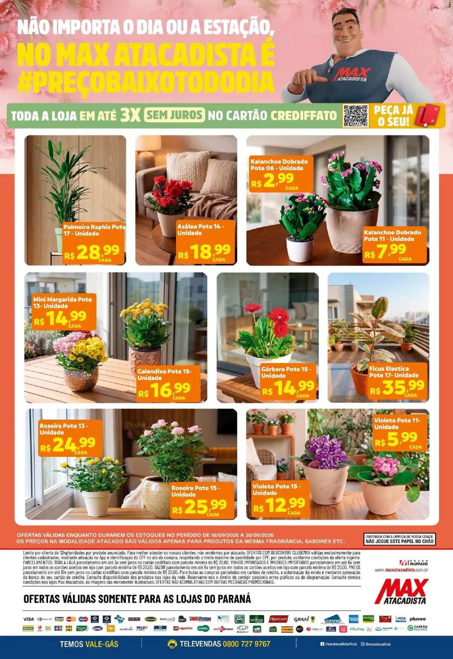 Encarte de Max Atacadista ofertas Primavera de 18/09/2026 | Promoções Online 18 de setembro até 30 de setembro 2026 - Pagina 2