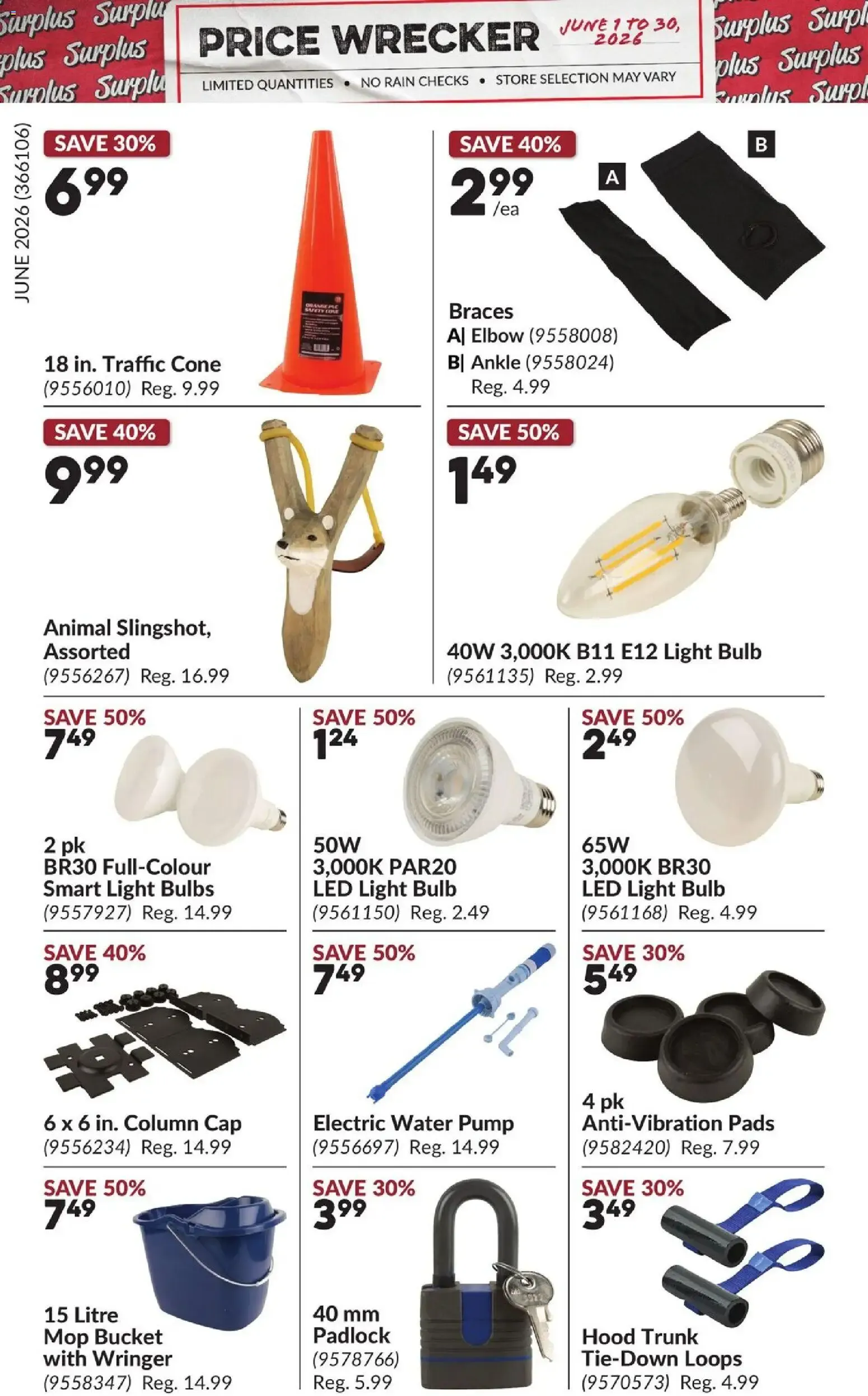 Princess Auto flyer - Price Wrecker from Jun 1, 2026 > weekly specials & deals from June 1 to June 30 2026 - flyer page 14