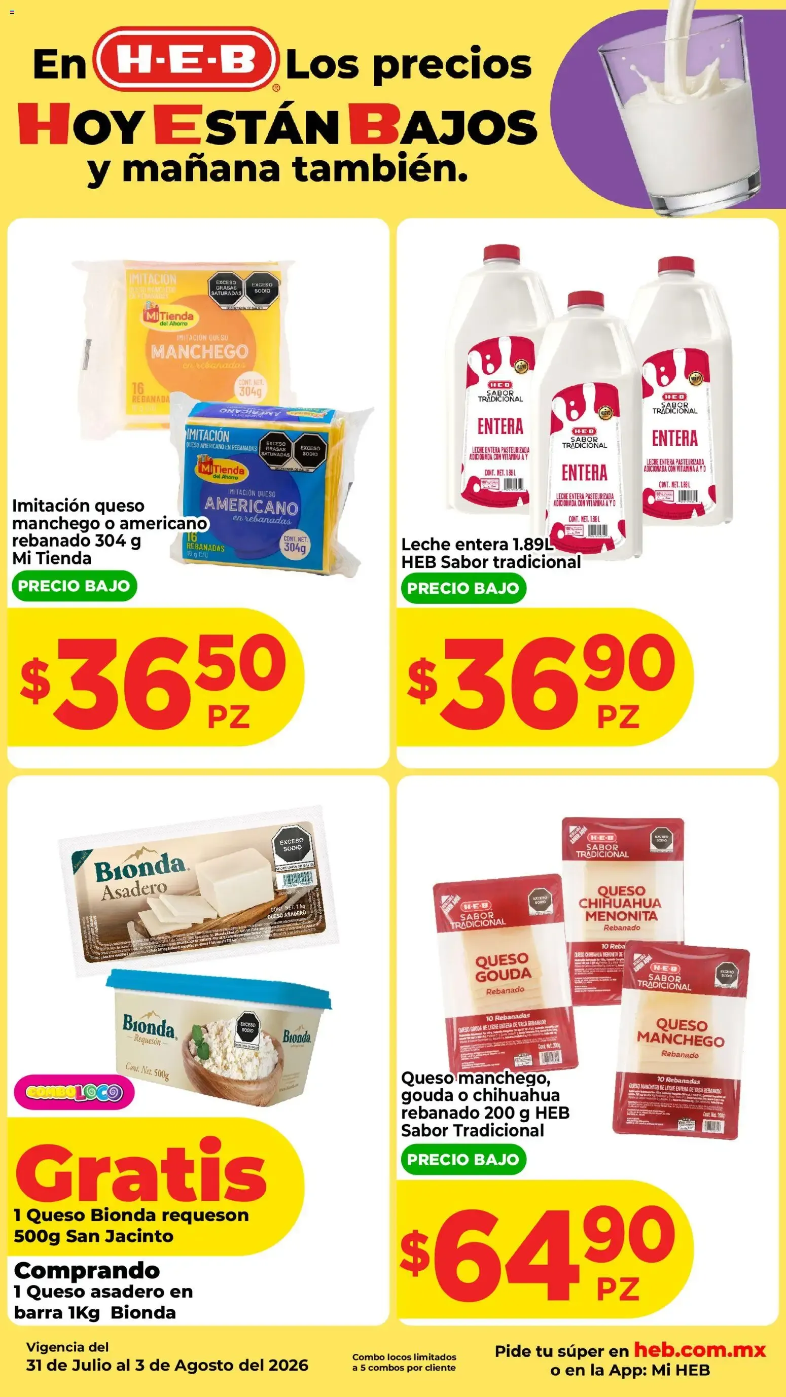 Catálogo de H-E-B: Los precios hoy están bajos y mañana también. 31 de julio al 3 de agosto 2026 - Pagina 9