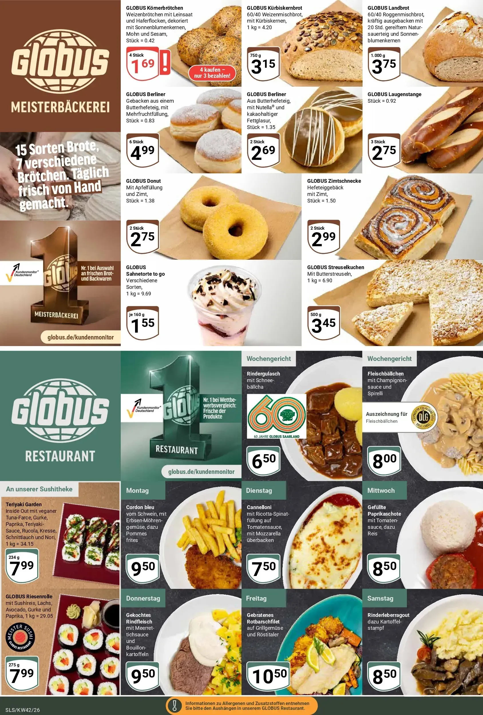 Globus Prospekt – von Montag 12.10.2026 bis Samstag 17.10.2026 von 12. Oktober bis 17. Oktober 2026 - Prospekt seite 9