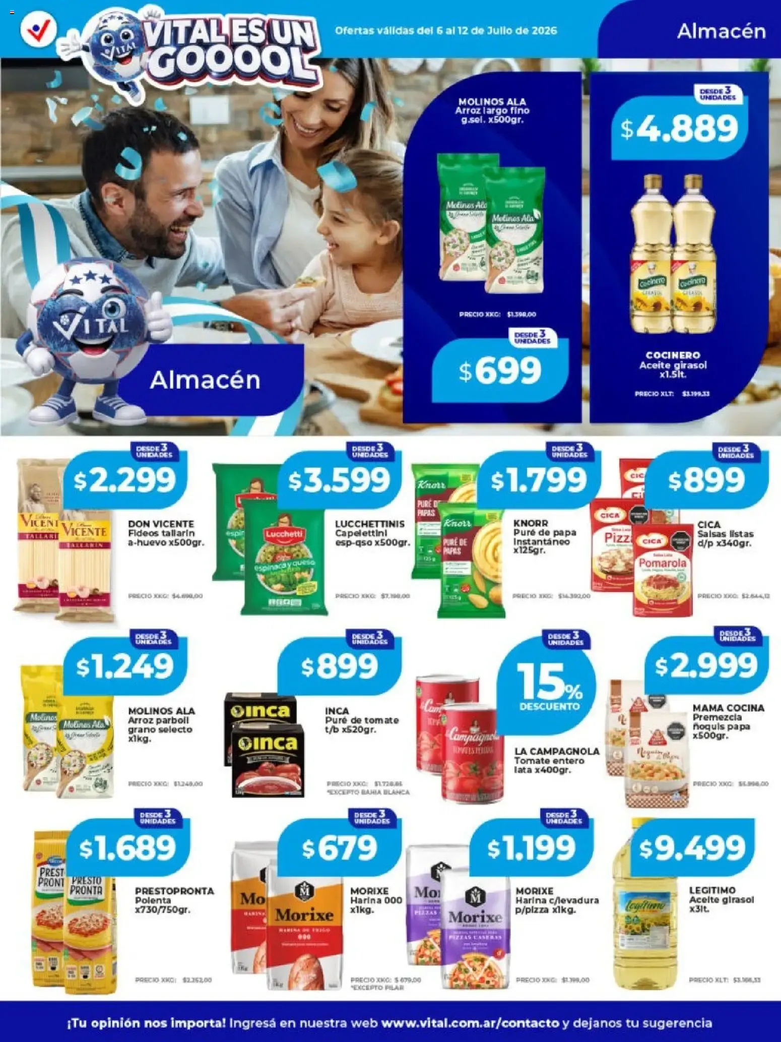 Ofertas de Vital Supermayorista - Ofertas de la Semana 6 de julio al 12 de julio 2026 - Página 11 del catálogo