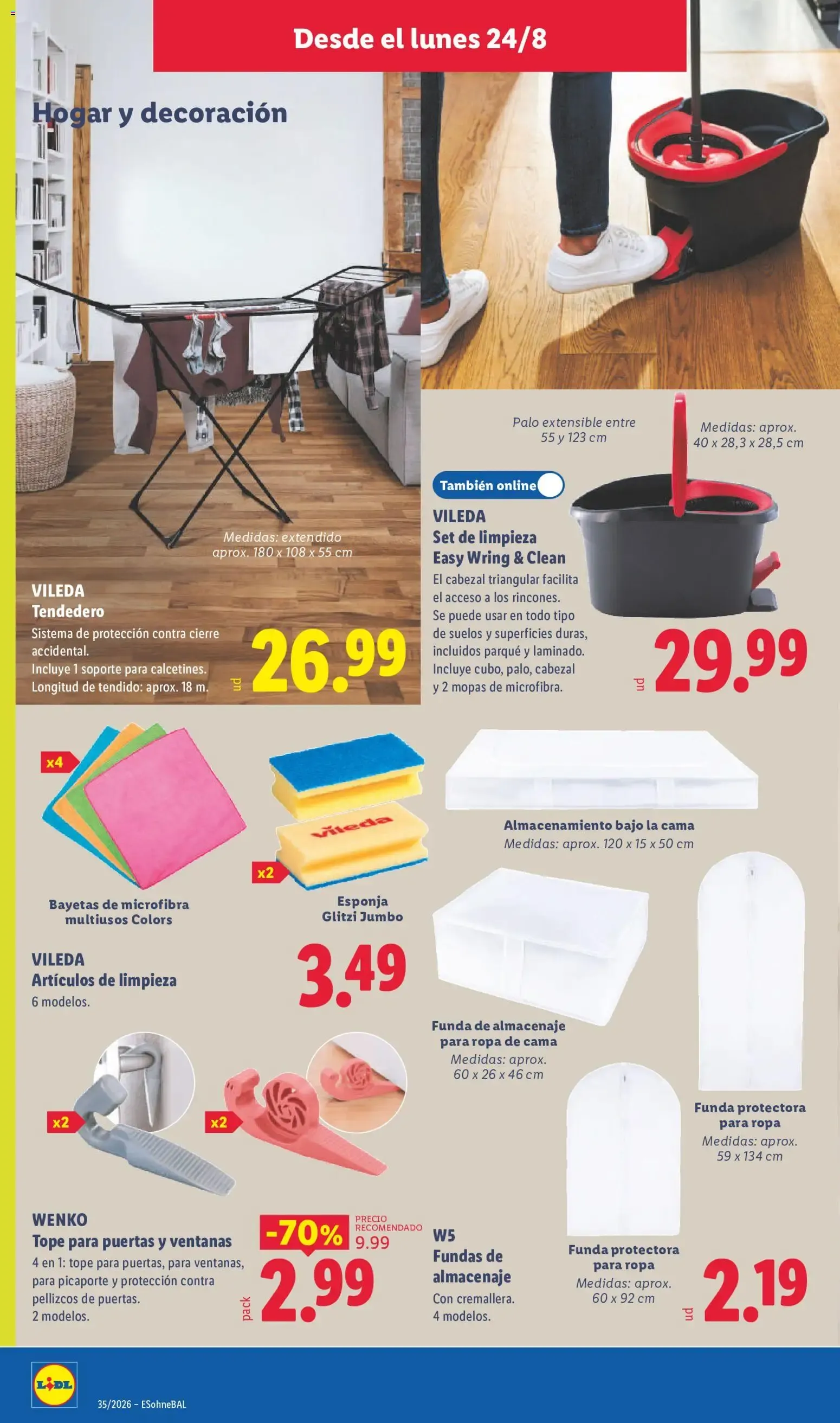 Catálogo de Lidl folleto de bazar del 24/08/2026 | Ofertas 24 de agosto al 30 de agosto 2026 - Página 14
