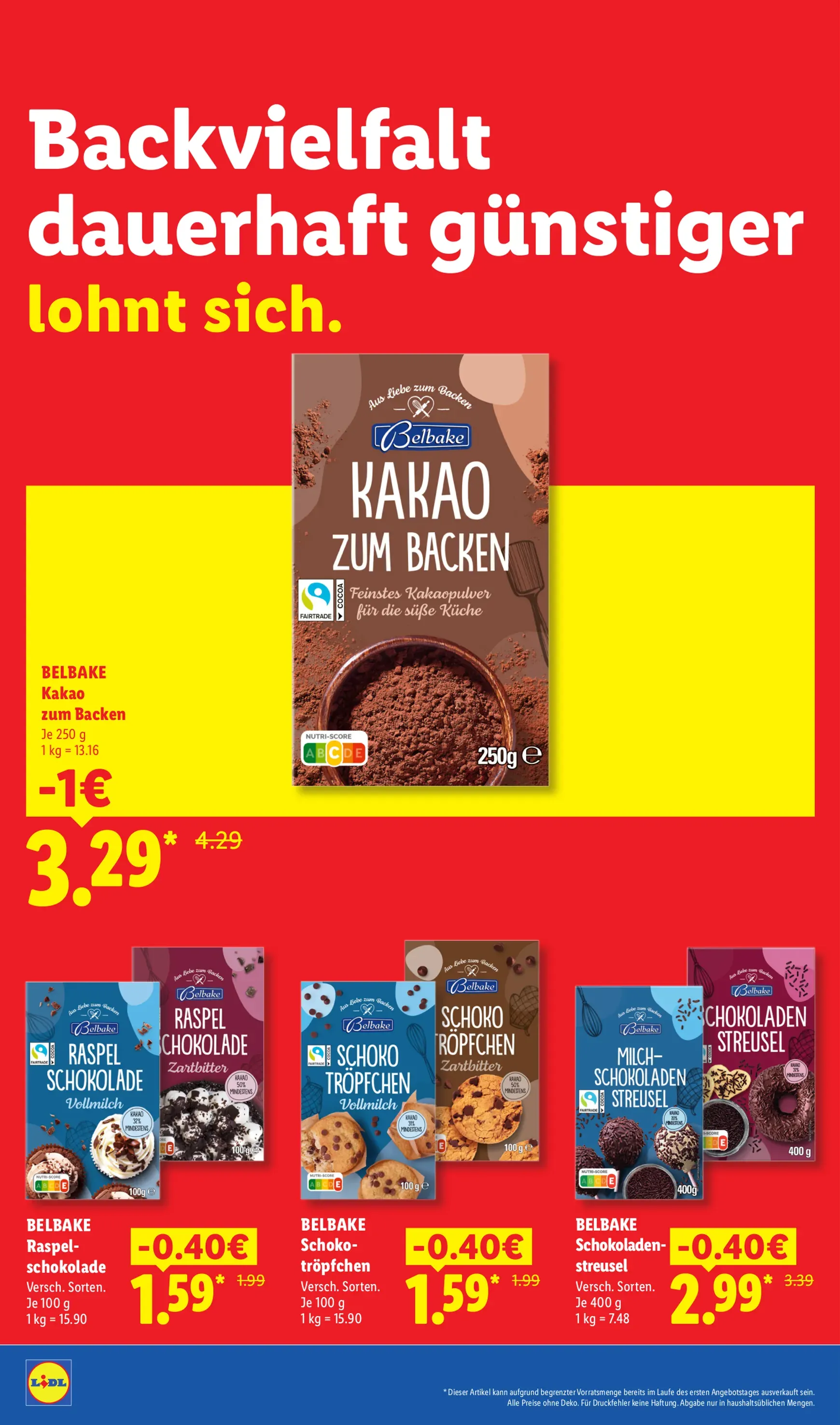 Lidl: Der Preisführer macht Deutschland dauerhaft günstiger! von 1. Juli bis 31. August 2026 - Prospekt seite 16