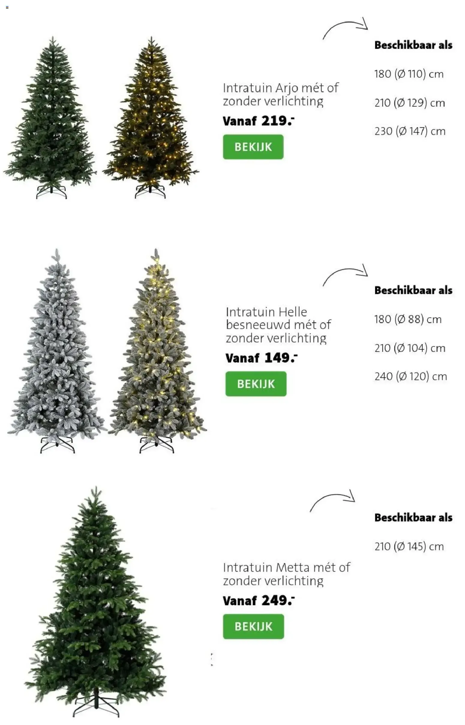 Intratuin Kunst kerst bomen Collectie 2026 van 9 oktober tot 23 december 2026 - Folder pagina 9