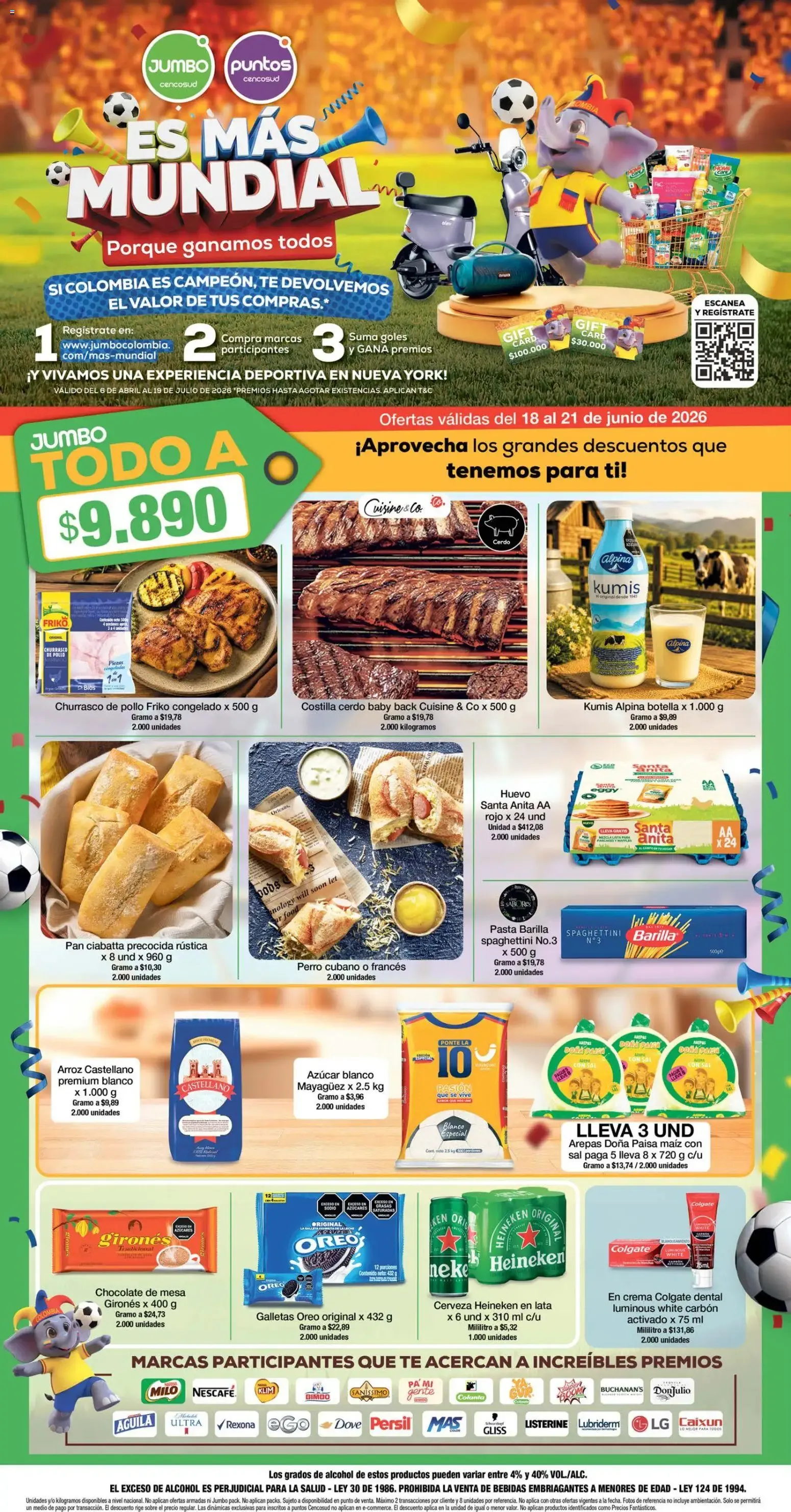 Catalogo de Jumbo: Es Más Mundial y Ofertas de Junio 18 de junio al 21 de junio 2026 - Pag 1