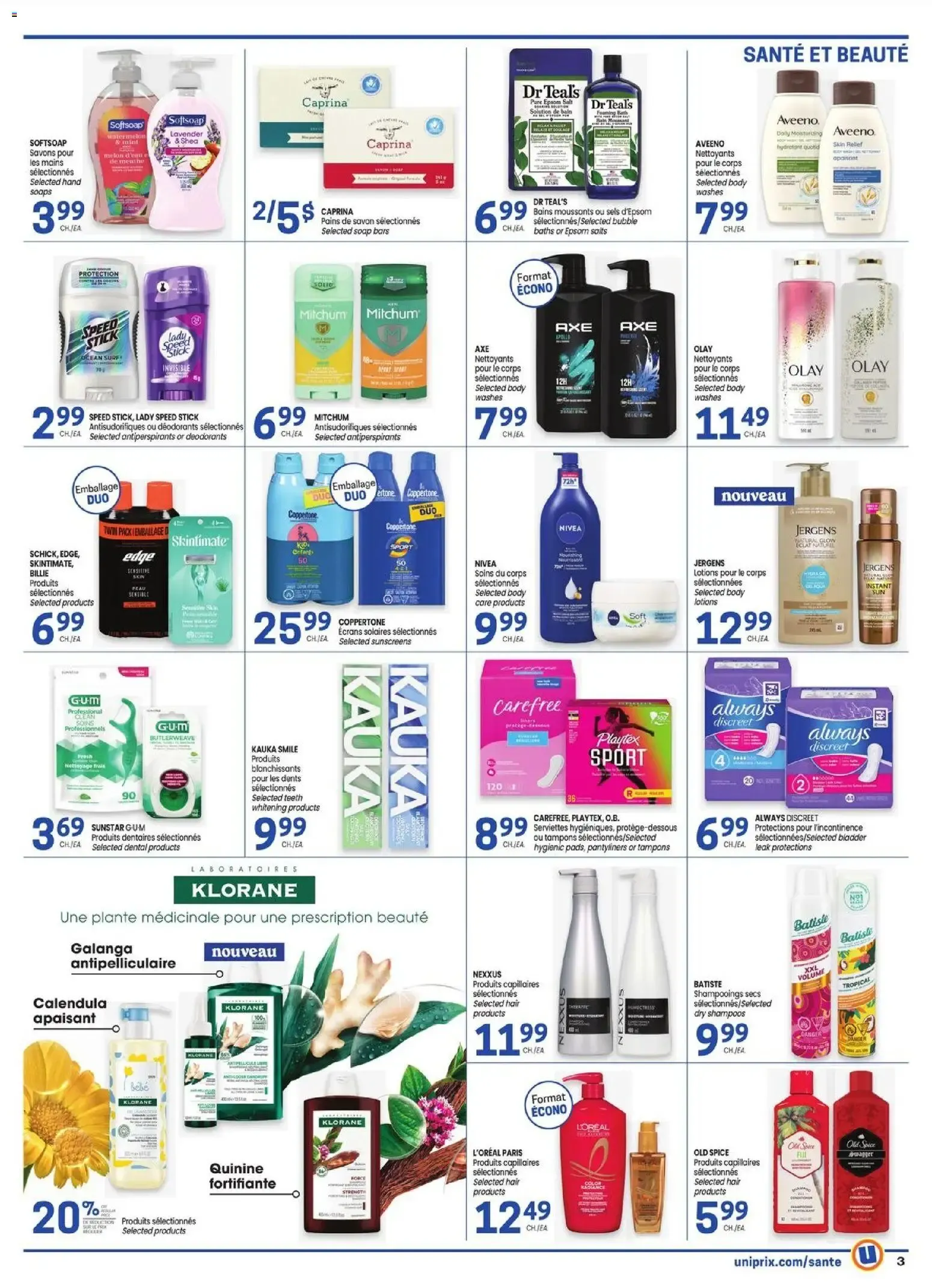 Uniprix - Uniprix Sante from Jun 4, 2026 > weekly specials & deals from June 4 to June 10 2026 - flyer page 3