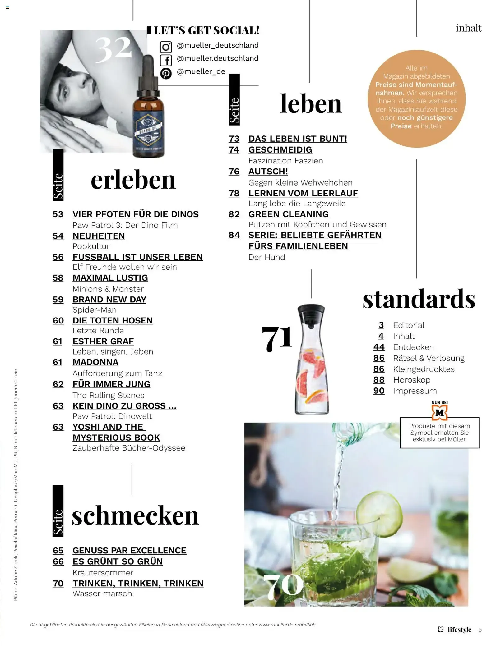 Müller lifestyle: Ihr Wohlfühl-Magazin - Urlaub fürs Ich von 10. Juli bis 31. August 2026 - Prospekt seite 5