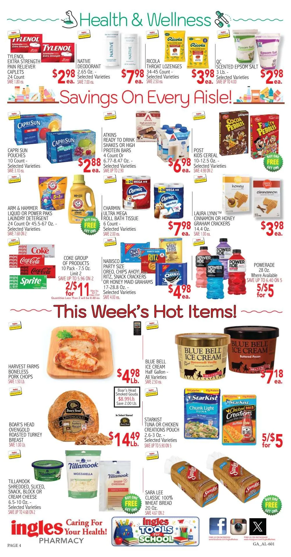 Weekly promotion Current Ingles Markets leaflet valid from Wednesday 10/21/2026 to Tuesday 10/27/2026 spanning from October 21 to October 27 2026 - Page 4 for Catalogue 365