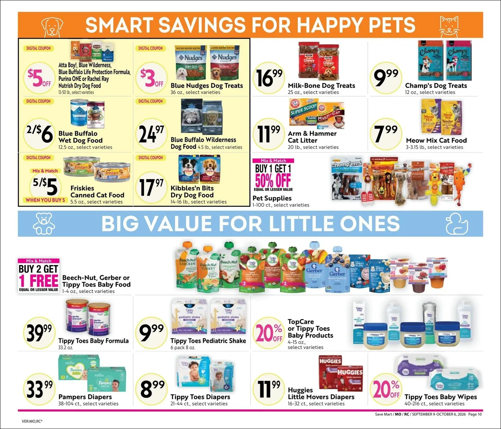 Weekly ad Current Save Mart - Steals & Deals leaflet valid from Wednesday 09/09/2026 to Tuesday 10/06/2026 from September 9 to October 6 2026 - Page 10