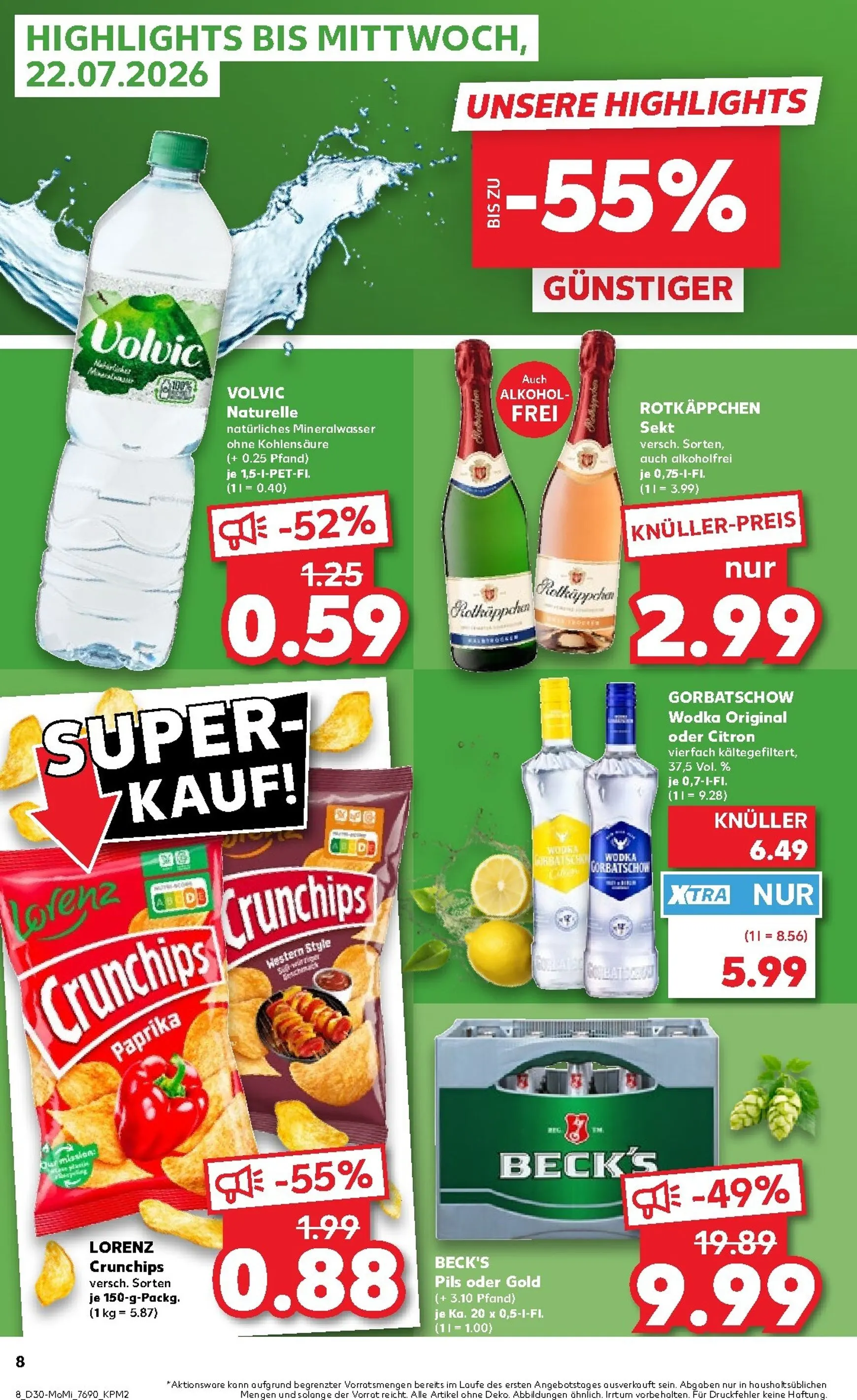 Kaufland Angebote ab Montag von 20. Juli bis 22. Juli 2026 - Prospekt seite 8