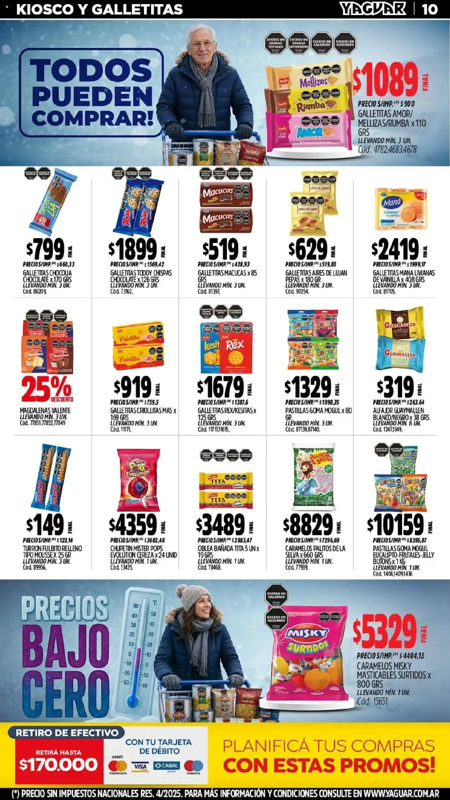 Ofertas de Yaguar - Oferta Semanal Mar del Plata del 27/07/2026 - 01/08/2026 27 de julio al 1 de agosto 2026 - Página 12 del catálogo